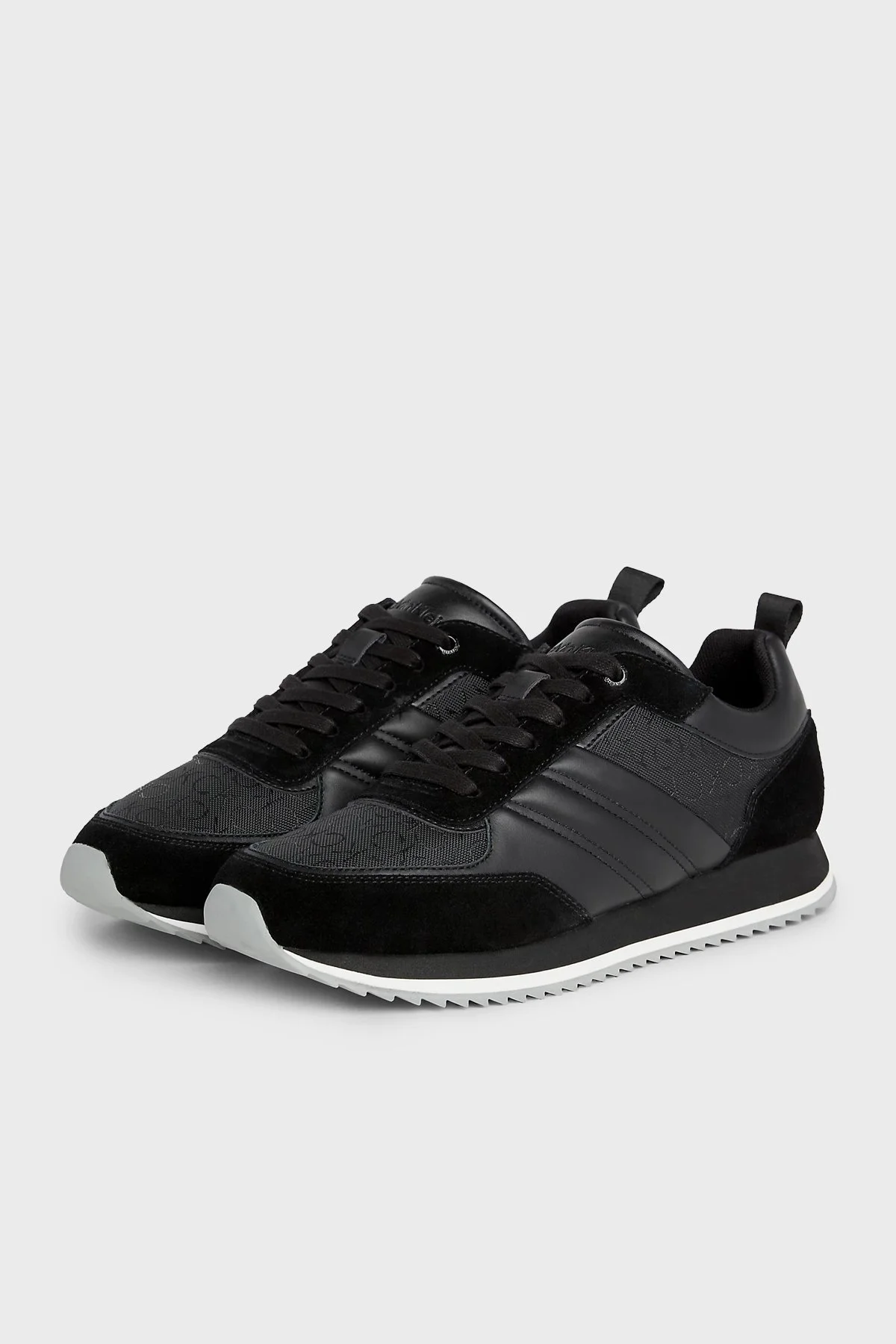 Calvin Klein Deri Sneaker HM0HM0142301J Erkek Ayakkabı HM0HM01423 01J SİYAH - 3