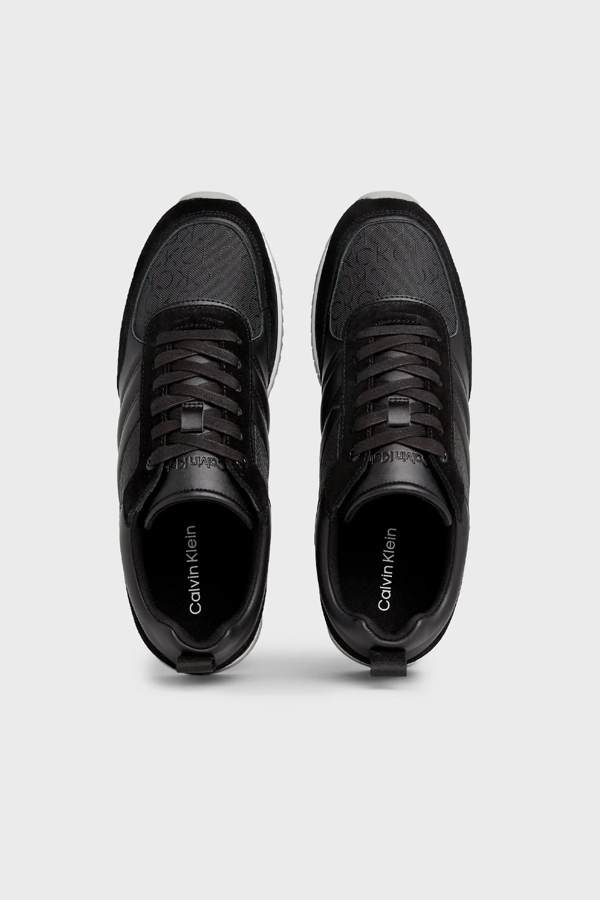 Calvin Klein Deri Sneaker HM0HM0142301J Erkek Ayakkabı HM0HM01423 01J SİYAH - 7
