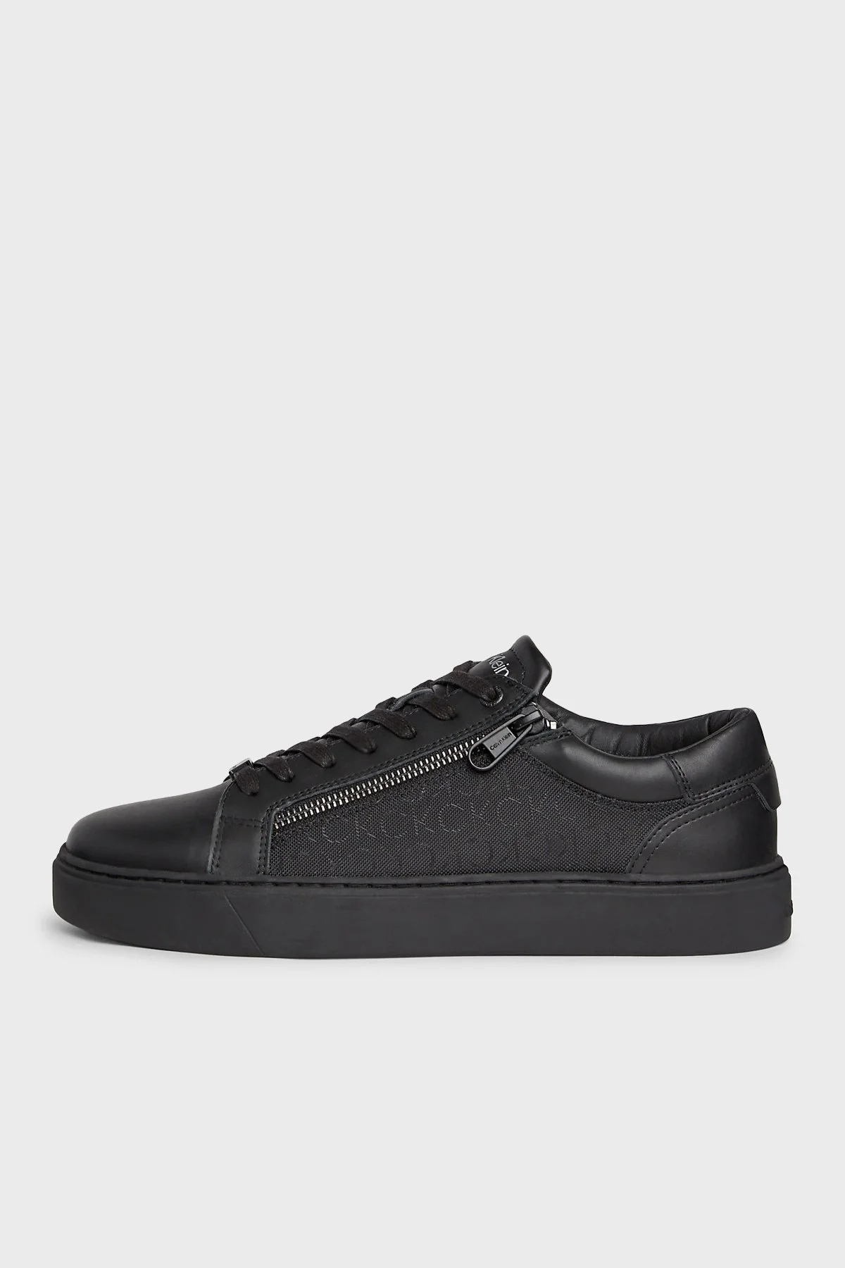 Calvin Klein Deri Sneaker HM0HM0142401J Erkek Ayakkabı HM0HM01424 01J SİYAH - 2