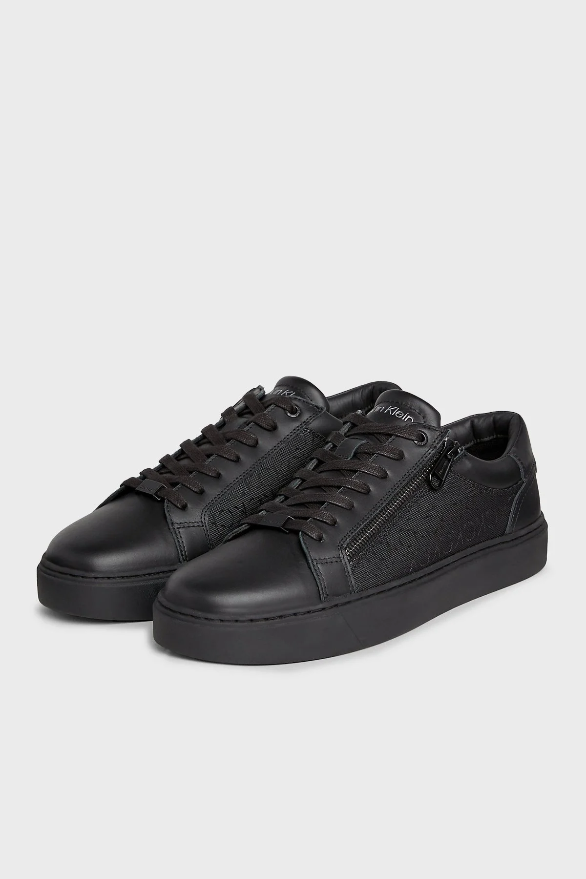 Calvin Klein Deri Sneaker HM0HM0142401J Erkek Ayakkabı HM0HM01424 01J SİYAH - 3