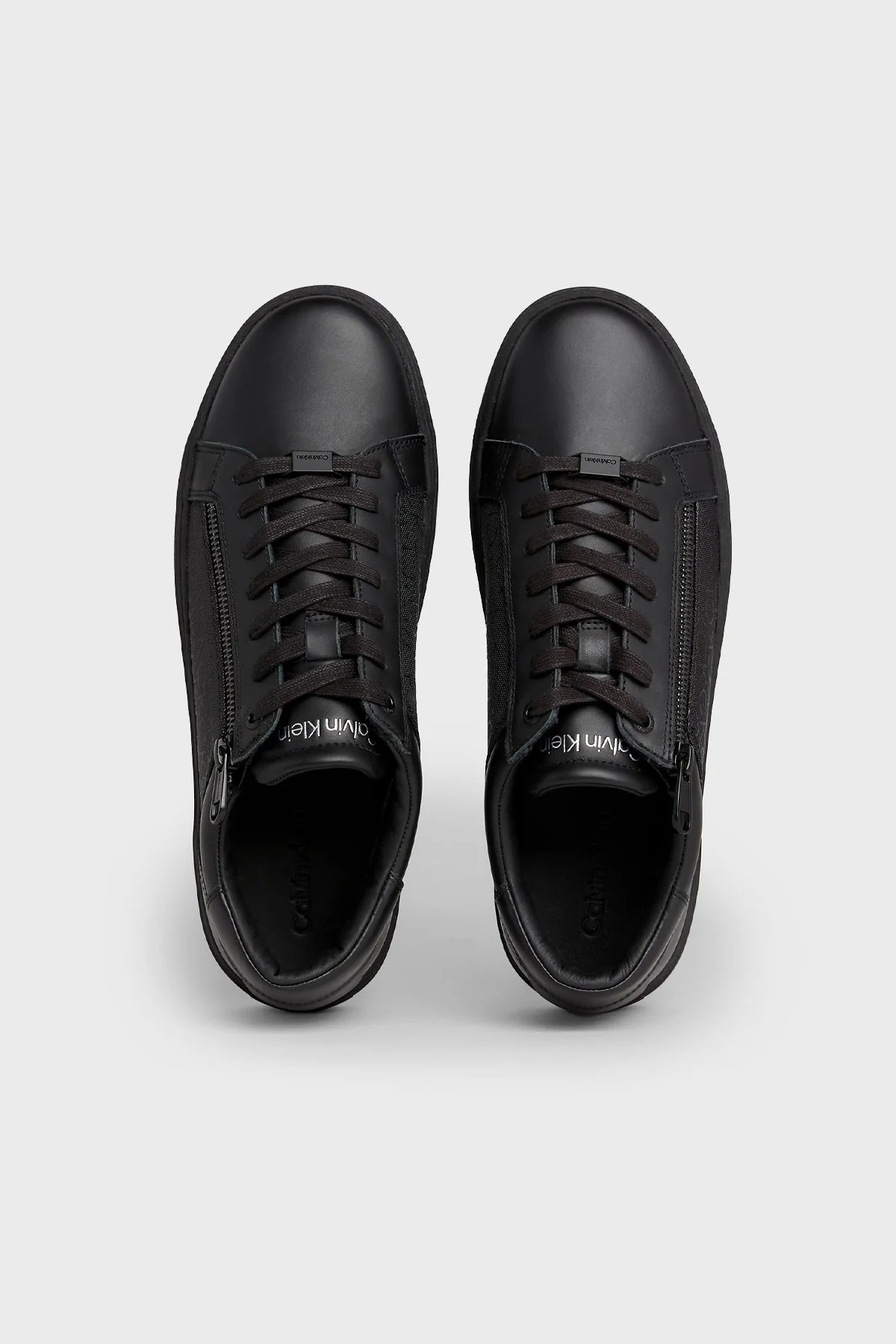 Calvin Klein Deri Sneaker HM0HM0142401J Erkek Ayakkabı HM0HM01424 01J SİYAH - 5
