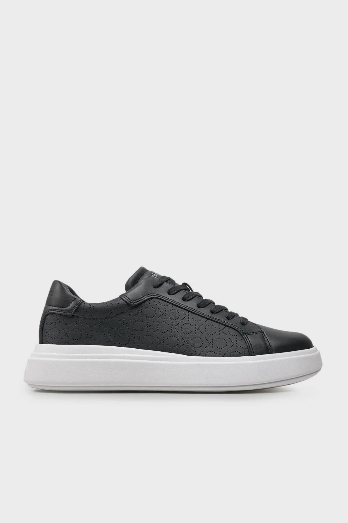 Calvin Klein Deri Sneaker HM0HM014290GM Erkek Ayakkabı HM0HM01429 0GM SİYAH - 7