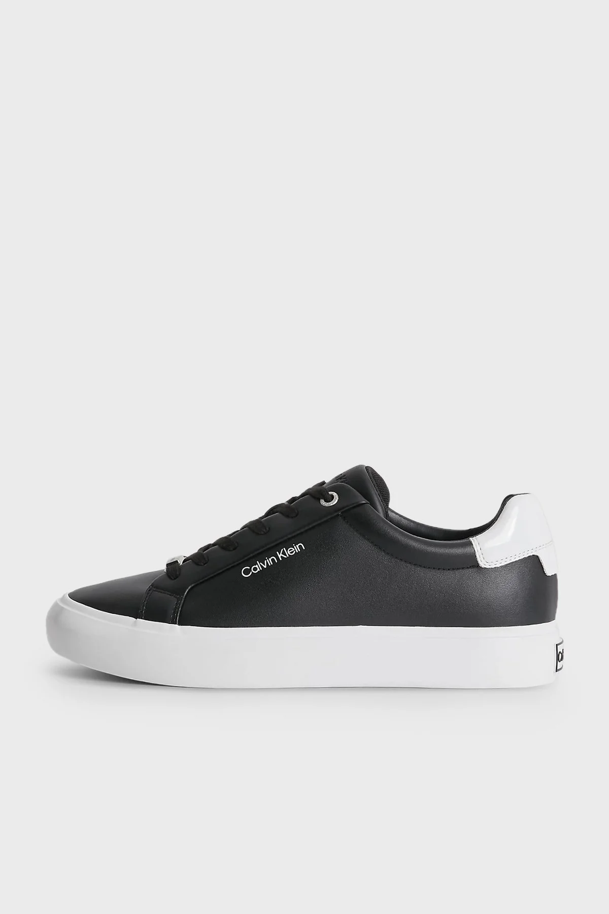 Calvin Klein Deri Sneaker HW0HW01406BEH Bayan Ayakkabı HW0HW01406 BEH SİYAH - 3