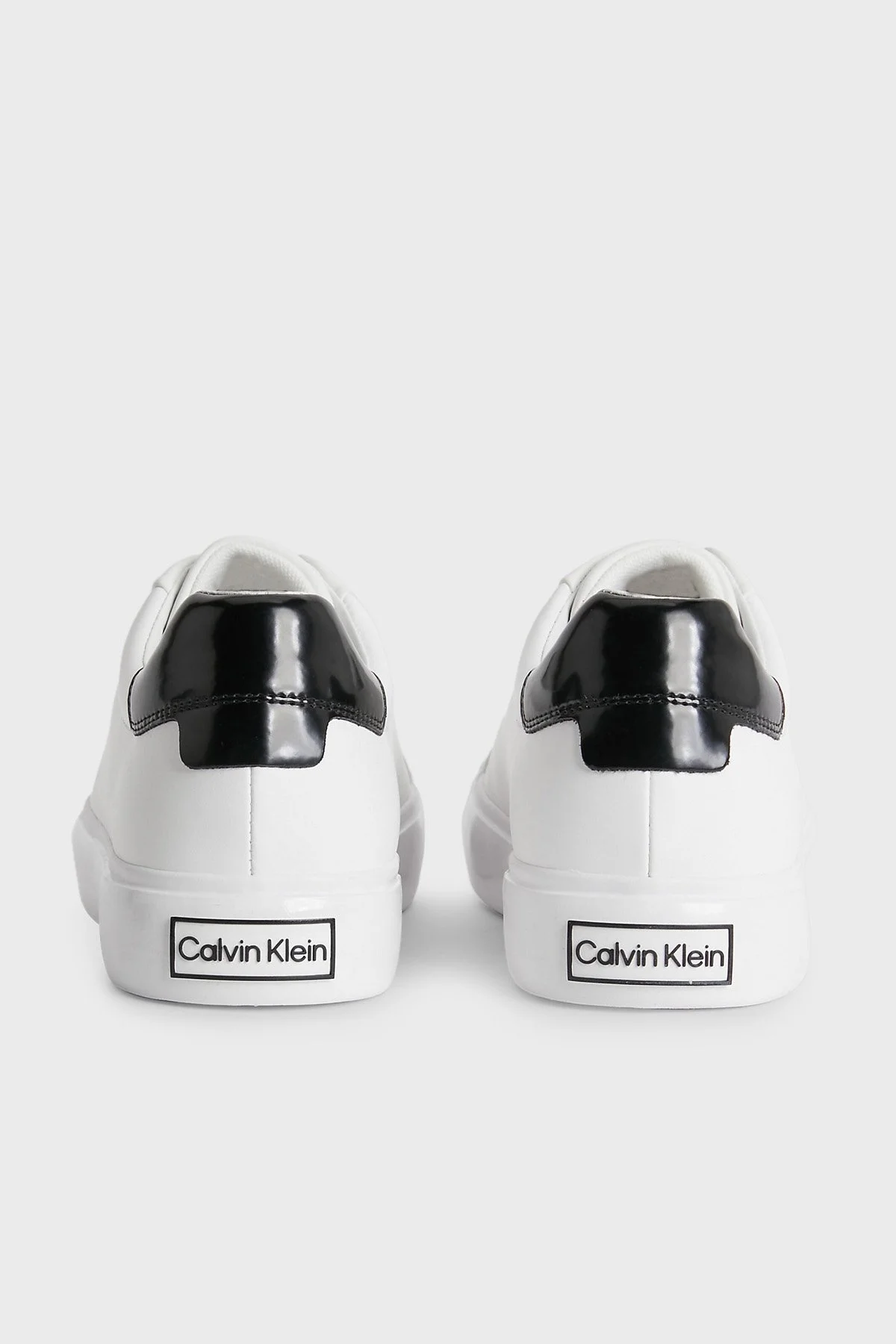 Calvin Klein Deri Sneaker HW0HW01406YBR Bayan Ayakkabı HW0HW01406 YBR BEYAZ - 4