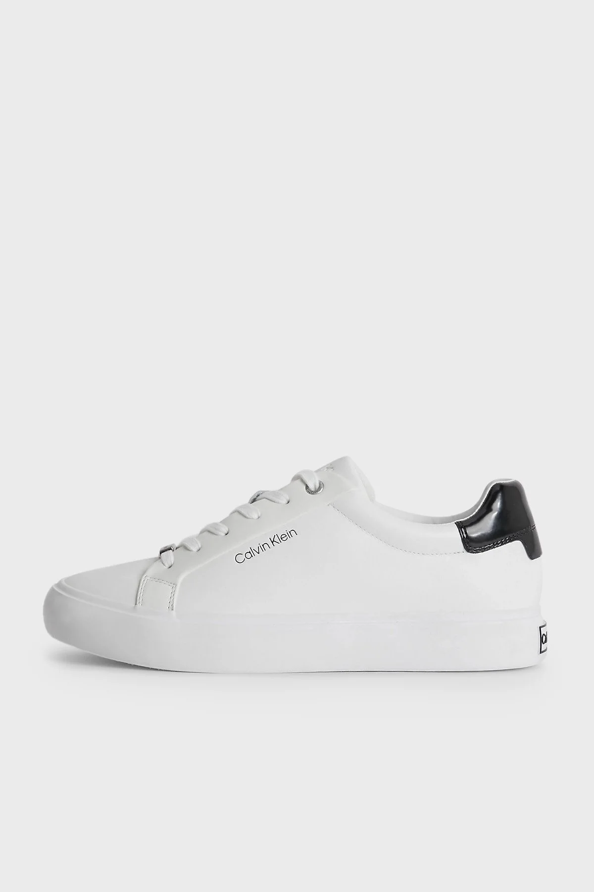 Calvin Klein Deri Sneaker HW0HW01406YBR Bayan Ayakkabı HW0HW01406 YBR BEYAZ - 6