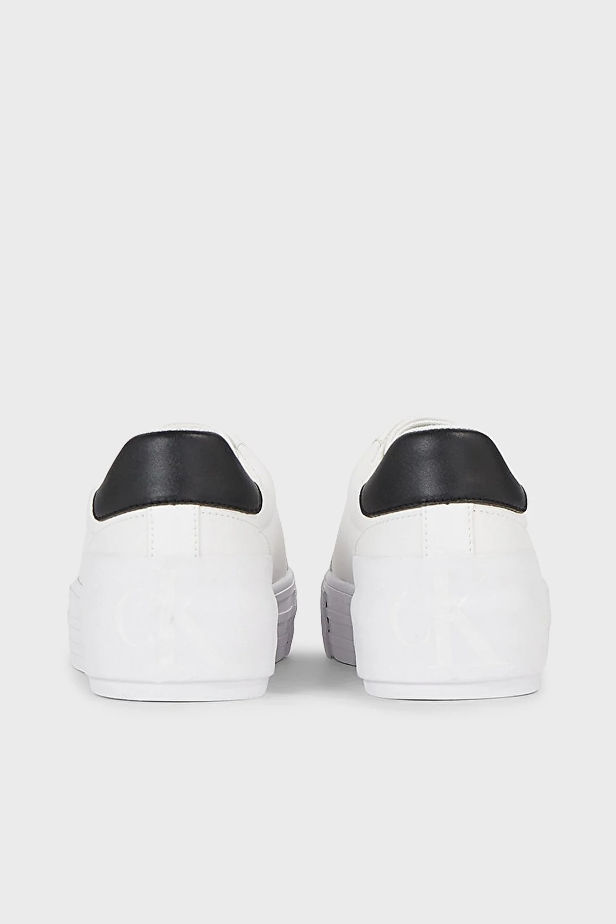 Calvin Klein Deri Sneaker YW0YW00821YBR Bayan Ayakkabı YW0YW00821 YBR BEYAZ - 4