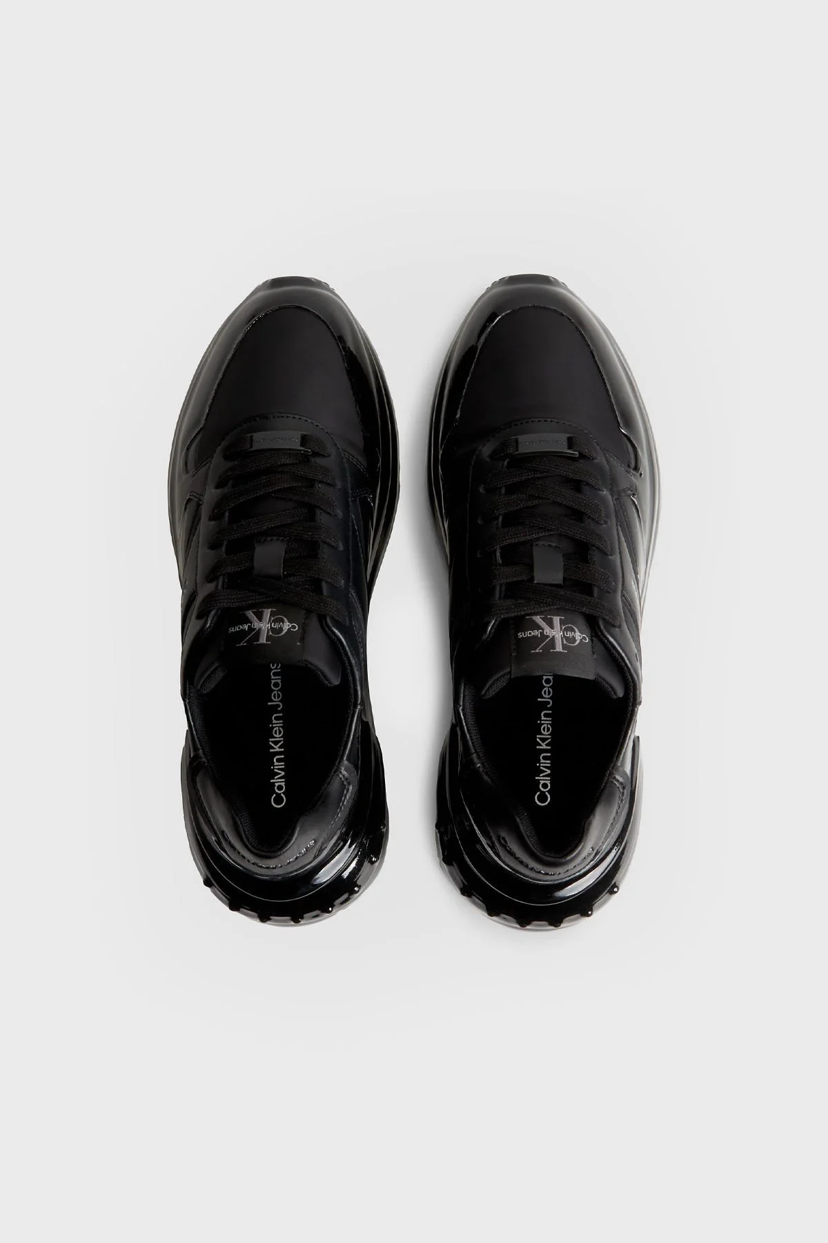 Calvin Klein Deri Sneaker YW0YW01049BEH Bayan Ayakkabı YW0YW01049 BEH SİYAH - 5