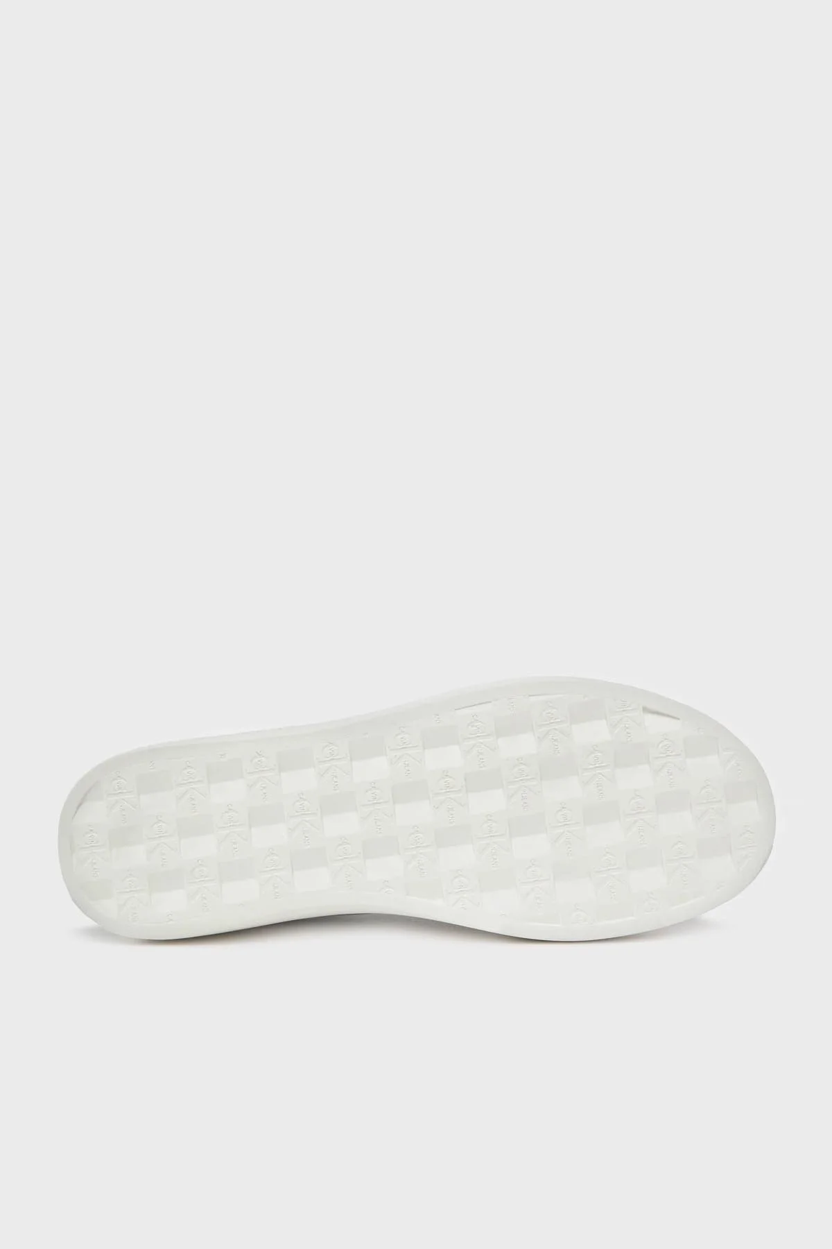 Calvin Klein Deri Sneaker YW0YW014440GM Bayan Ayakkabı YW0YW01444 0GM SİYAH-BEYAZ - 10