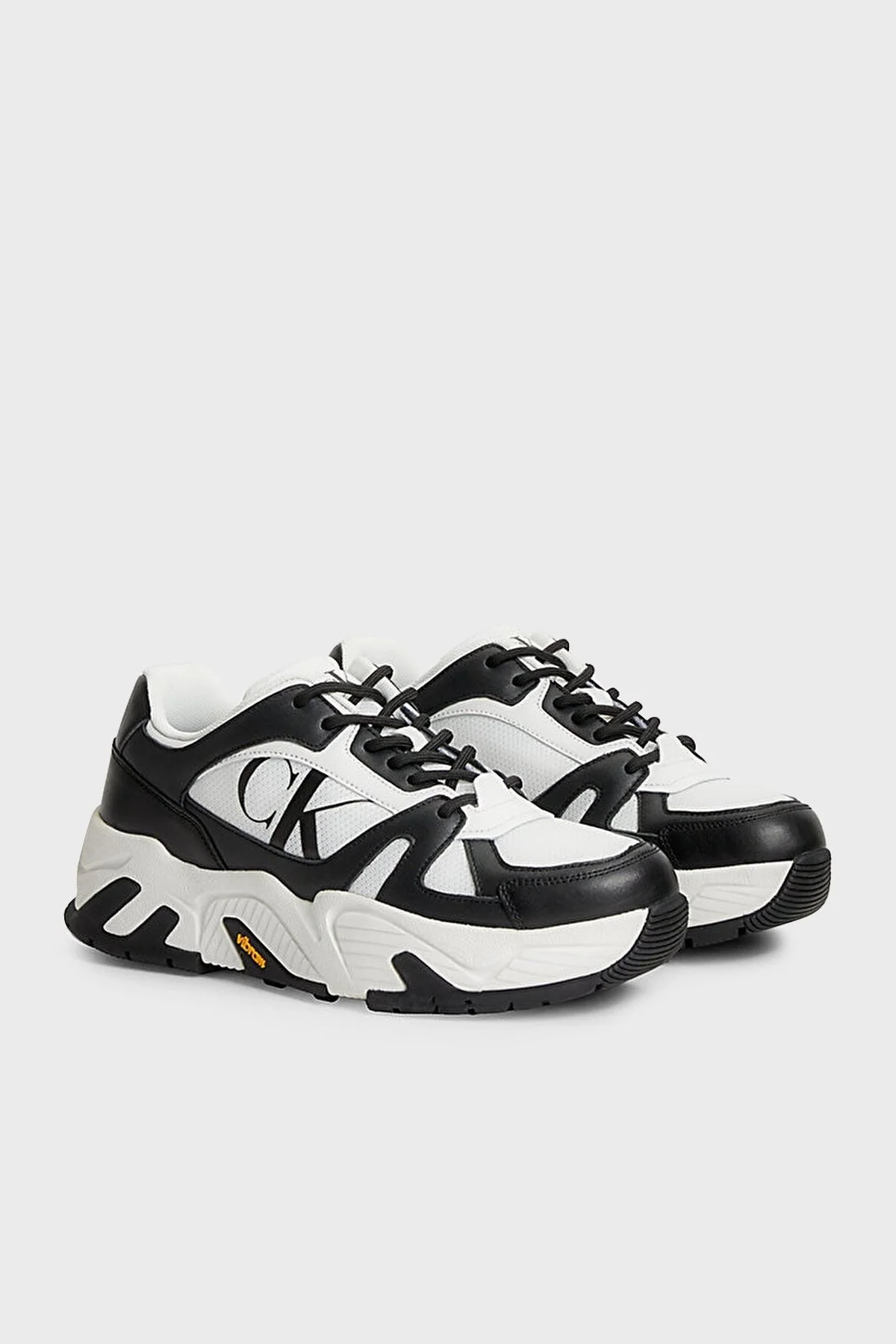 Calvin Klein Deri Spor YW0YW01063BEH Bayan Ayakkabı YW0YW01063 BEH SİYAH - 3