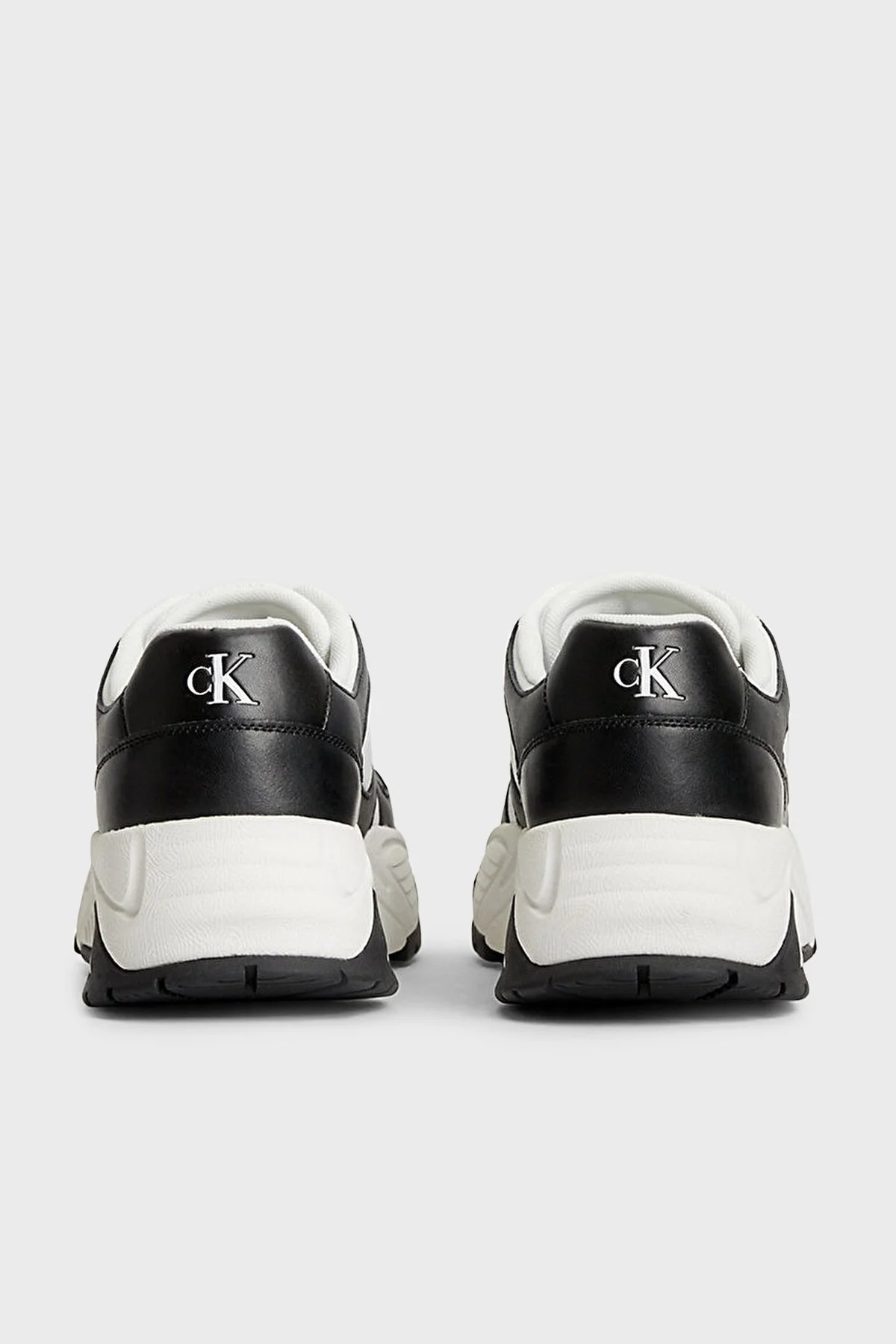 Calvin Klein Deri Spor YW0YW01063BEH Bayan Ayakkabı YW0YW01063 BEH SİYAH - 4