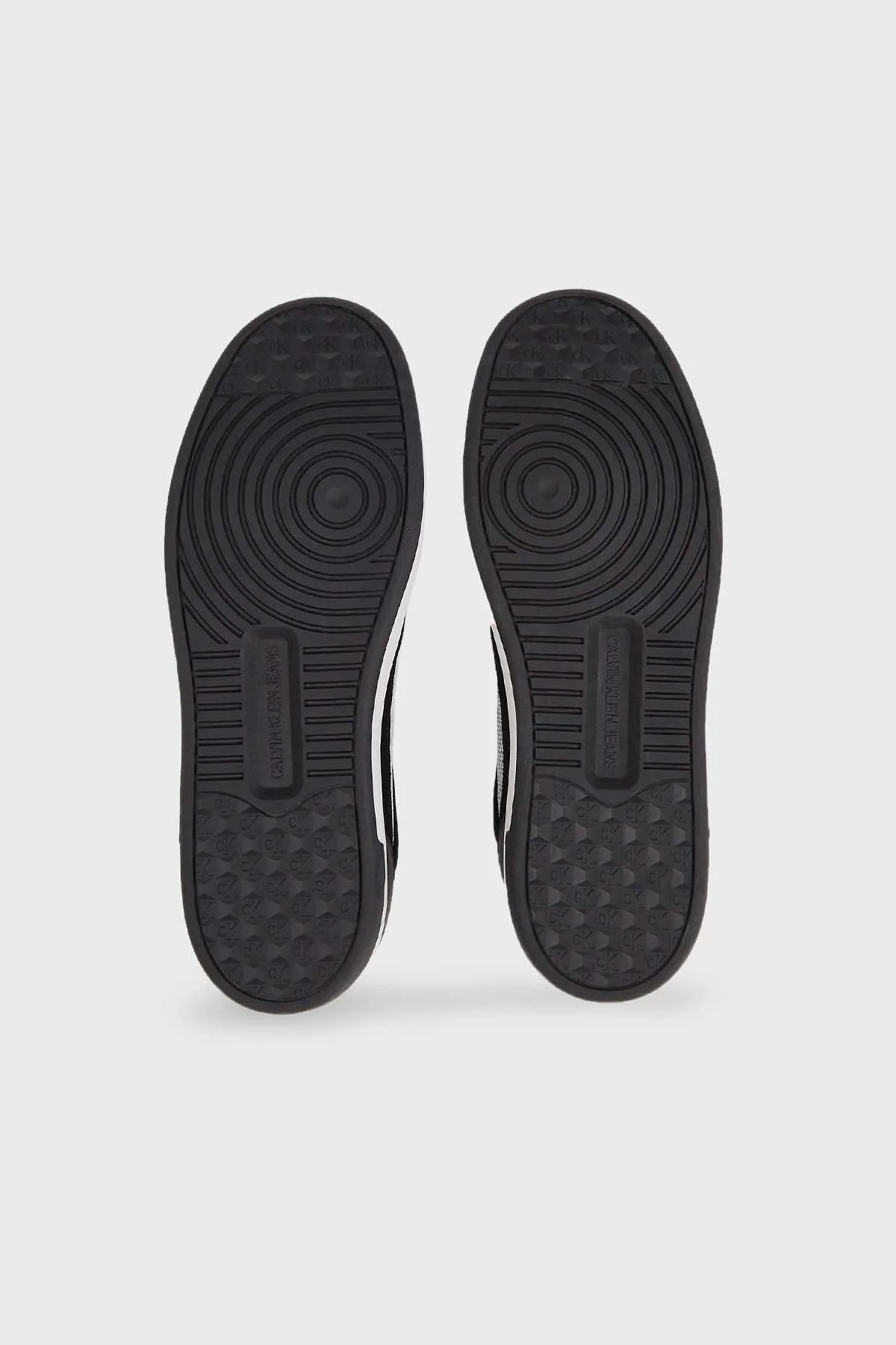 Calvin Klein Deri Süet Sneaker YM0YM00707YBR Erkek Ayakkabı YM0YM00707 YBR BEYAZ - 6