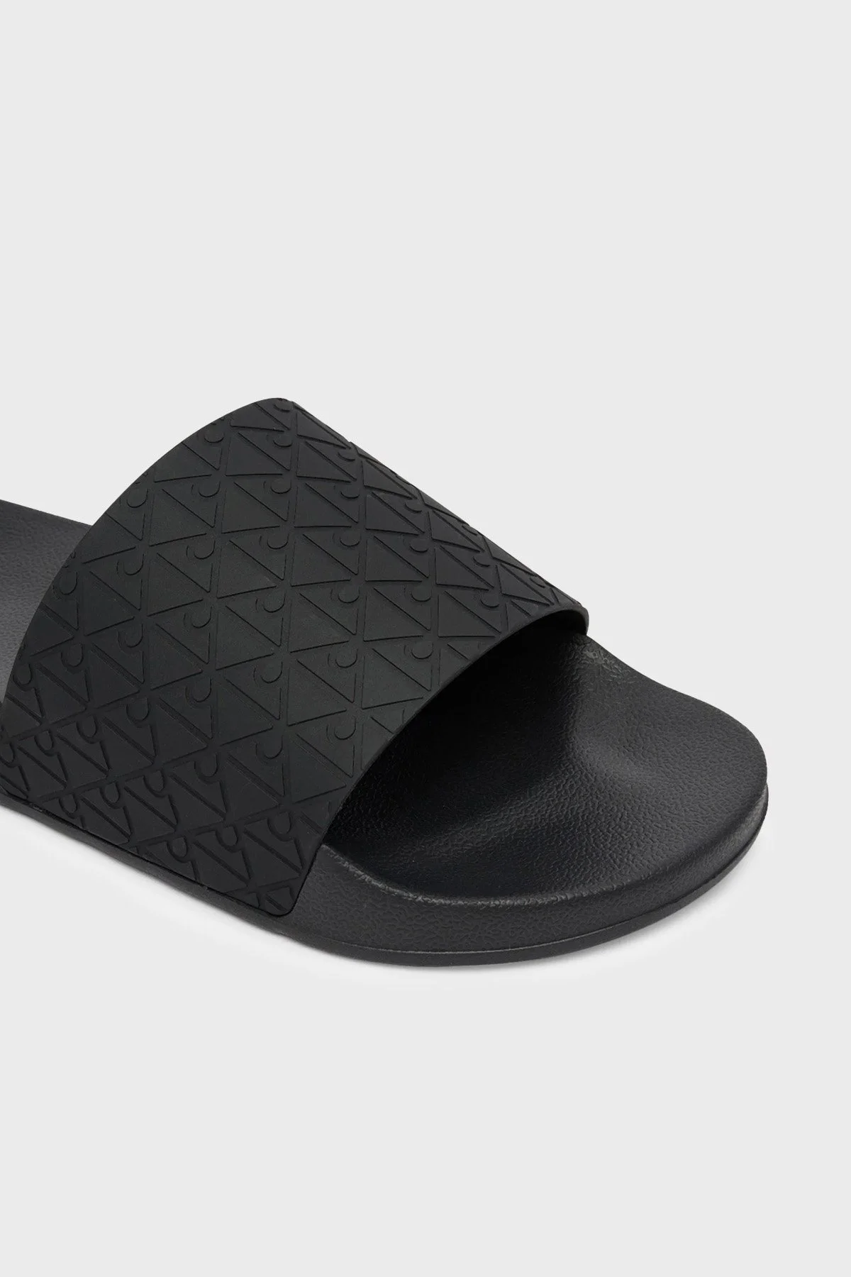 Calvin Klein Desenli HM0HM021100GT Erkek Terlik HM0HM02110 0GT SİYAH - 5