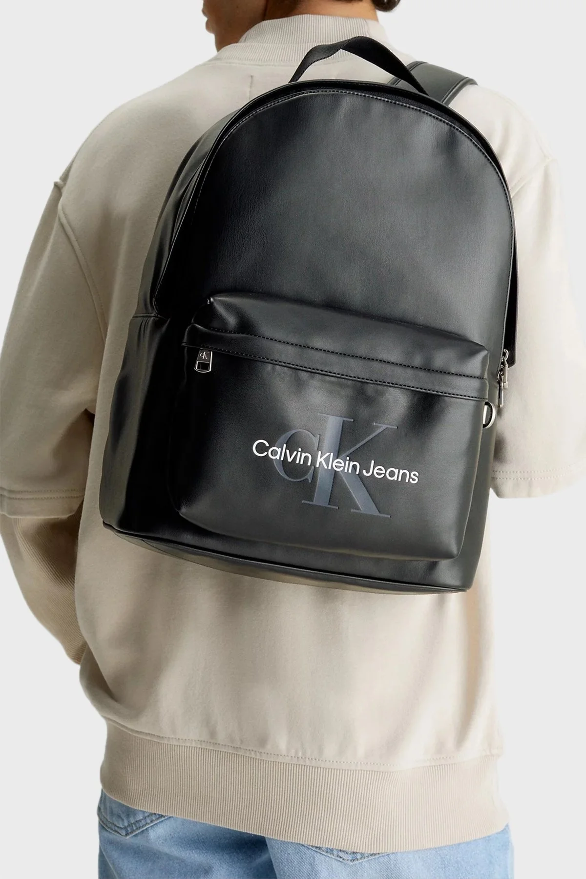 Calvin Klein Erkek Sırt Çantası K50K510394 BDS SİYAH - 2