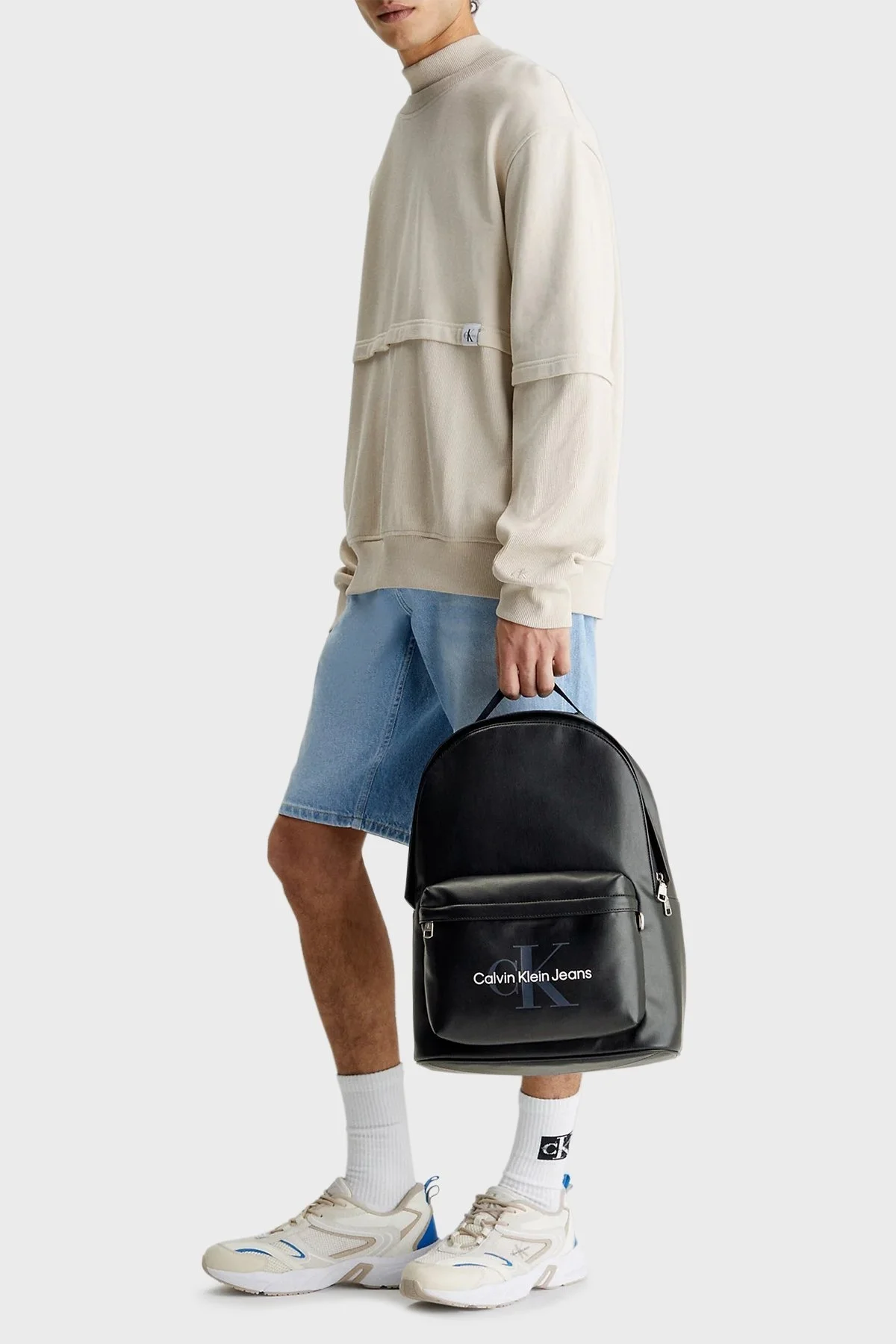 Calvin Klein Erkek Sırt Çantası K50K510394 BDS SİYAH - 3