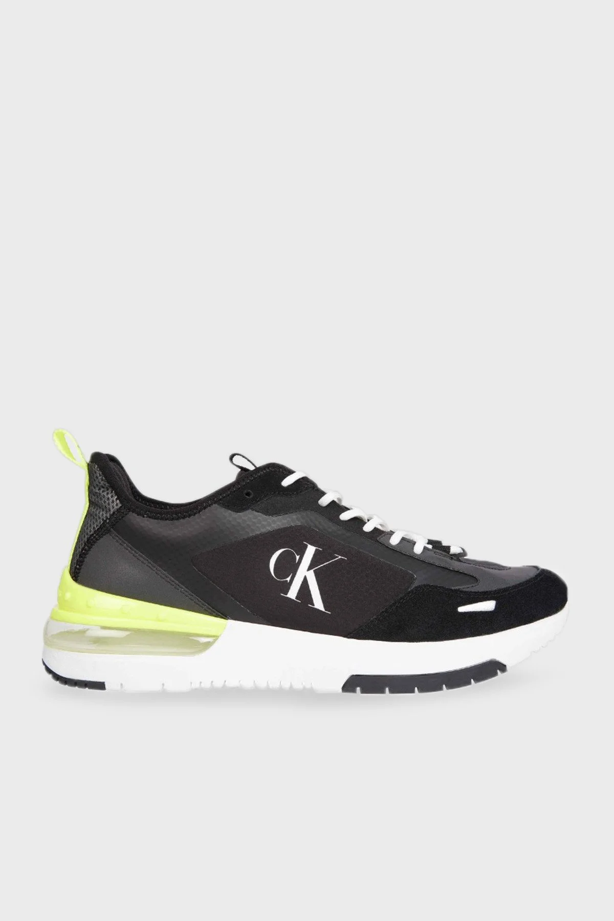 Calvin Klein Doğal Deri Sneaker YM0YM00630BDS Erkek Ayakkabı YM0YM00630 BDS SİYAH - 1