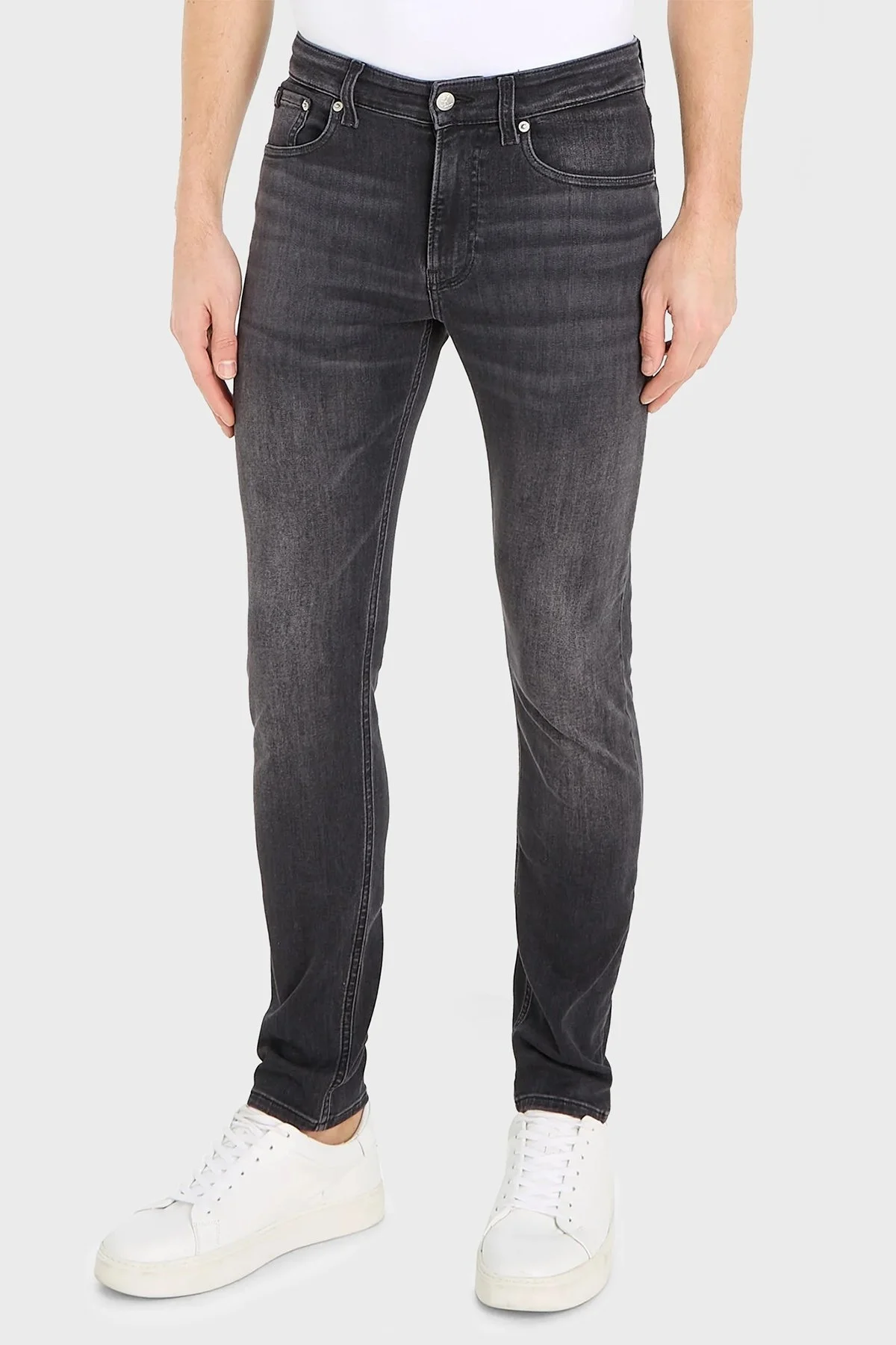 Calvin Klein Düşük Bel Dar Paça Skinny Fit J30 Jeans J30J3238651BY Erkek Kot Pantolon J30J323865 1BY SİYAH - 1