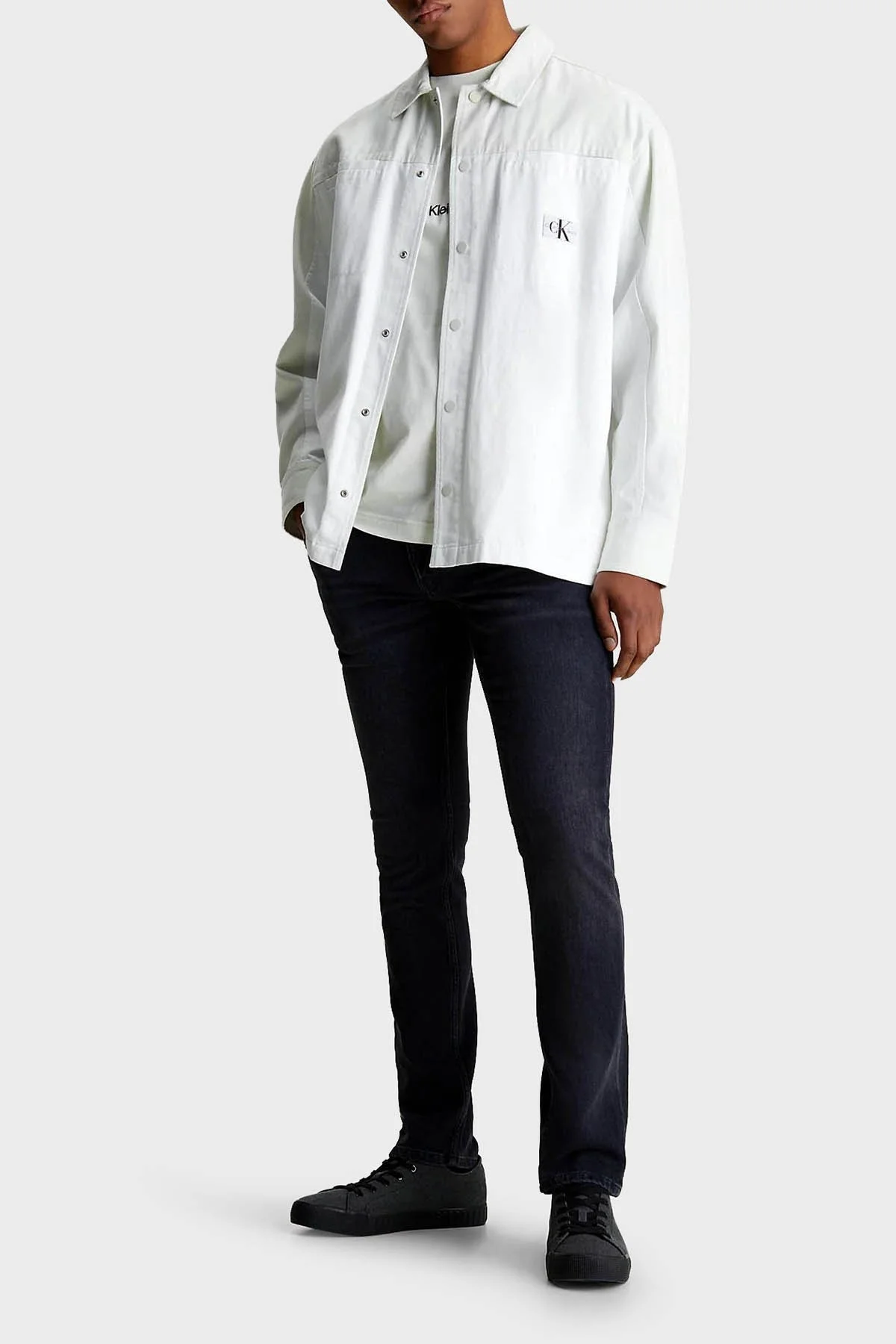 Calvin Klein Düşük Bel Slim Fit Jeans J30J3248511BY Erkek Kot Pantolon J30J324851 1BY SİYAH - 1