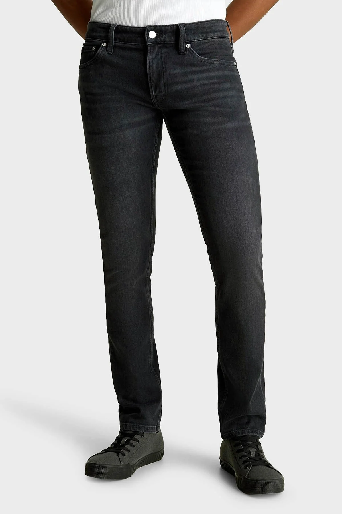 Calvin Klein Düşük Bel Slim Fit Jeans J30J3248511BY Erkek Kot Pantolon J30J324851 1BY SİYAH - 2