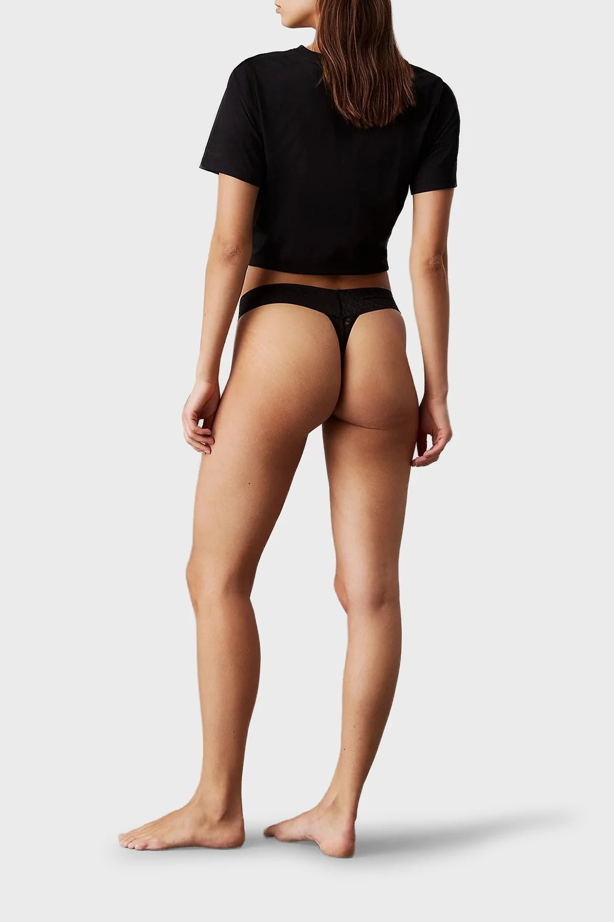 Calvin Klein Düşük Bel Tanga 3 Pack LV00QD5304W5T Bayan Külot LV00QD5304 W5T Beyaz-Pembe-Siyah - 8