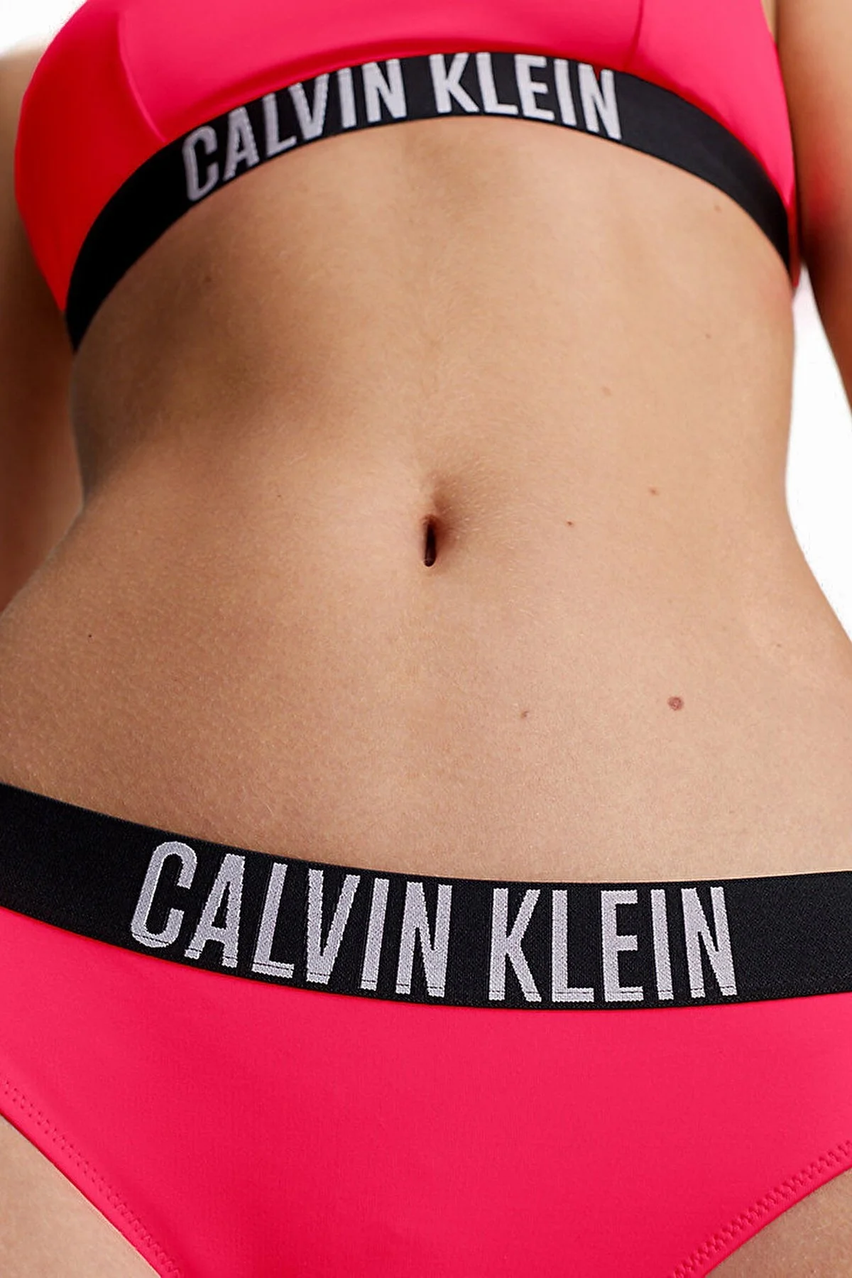 Calvin Klein Elastik Bel Bantlı KW0KW02509XN8 Bayan Bikini Altı KW0KW02509 XN8 KIRMIZI - 4