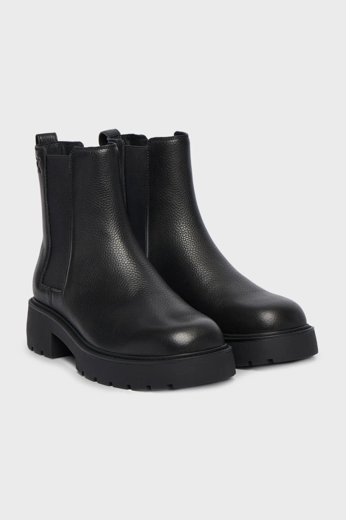 Calvin Klein Elastik Yan Bantlı Deri YW0YW02072BEH Bayan Bot YW0YW02072 BEH SİYAH - 2