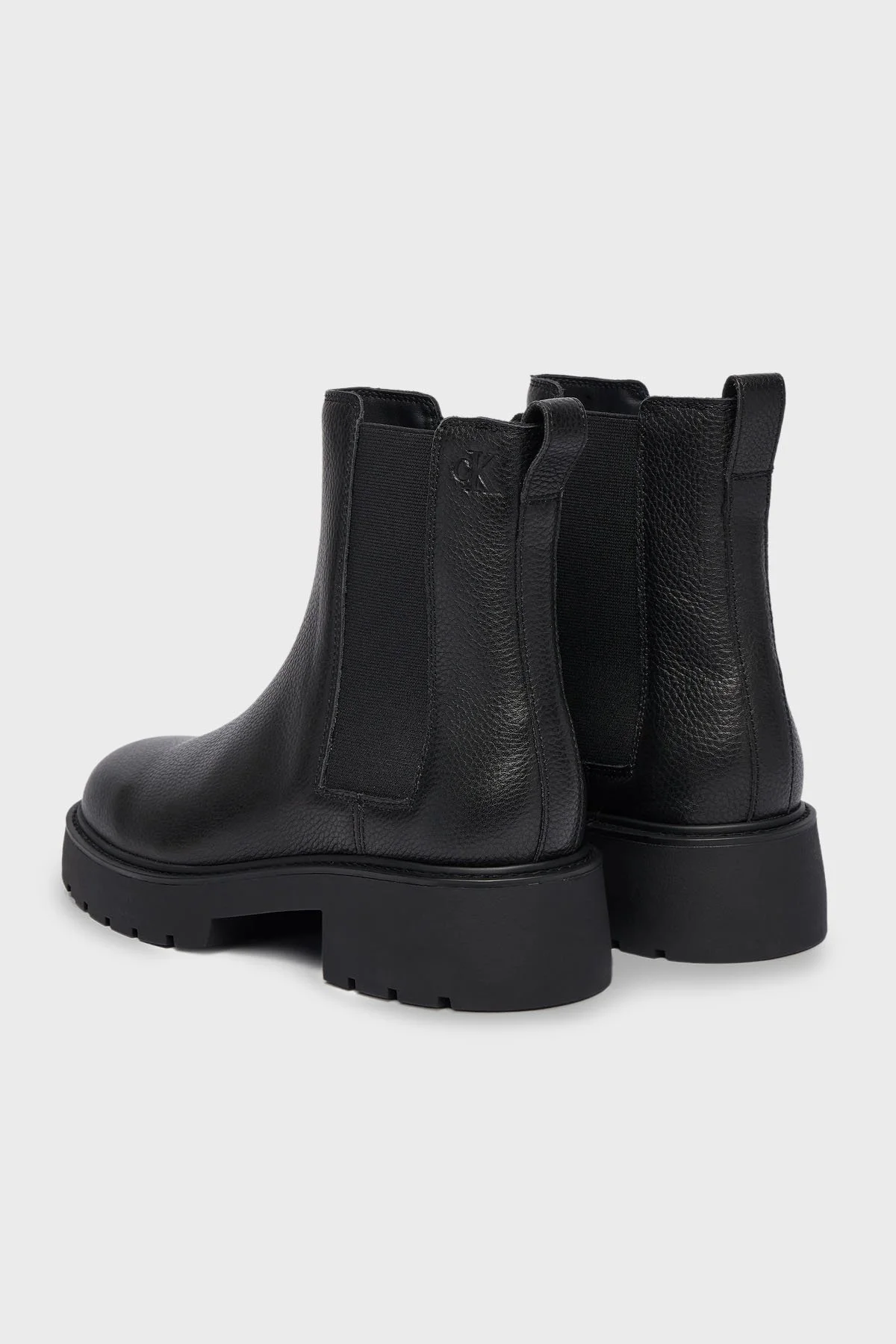 Calvin Klein Elastik Yan Bantlı Deri YW0YW02072BEH Bayan Bot YW0YW02072 BEH SİYAH - 3