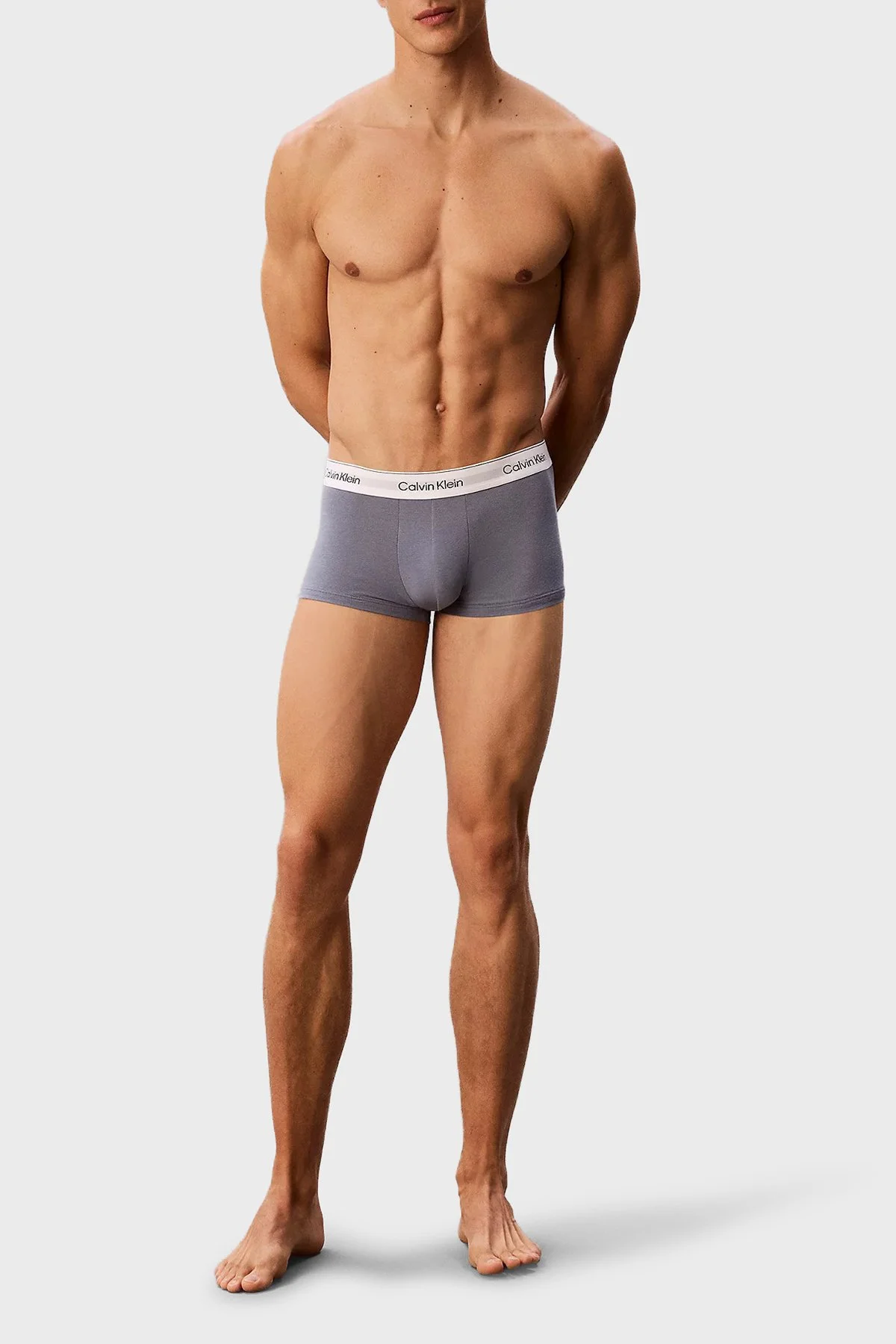 Calvin Klein Erkek Boxer LV00NB4847 X2V Mavi-beyaz-petrol - 2