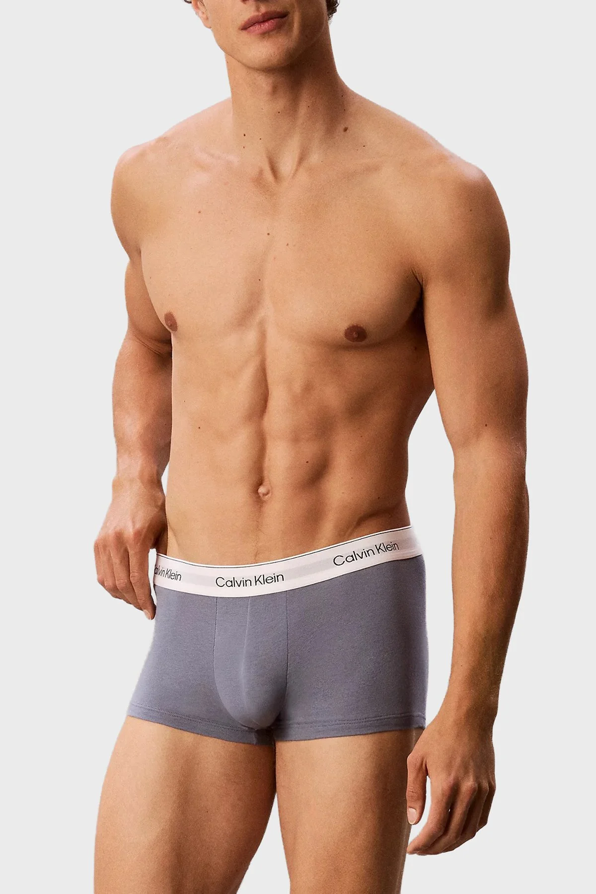 Calvin Klein Erkek Boxer LV00NB4847 X2V Mavi-beyaz-petrol - 3