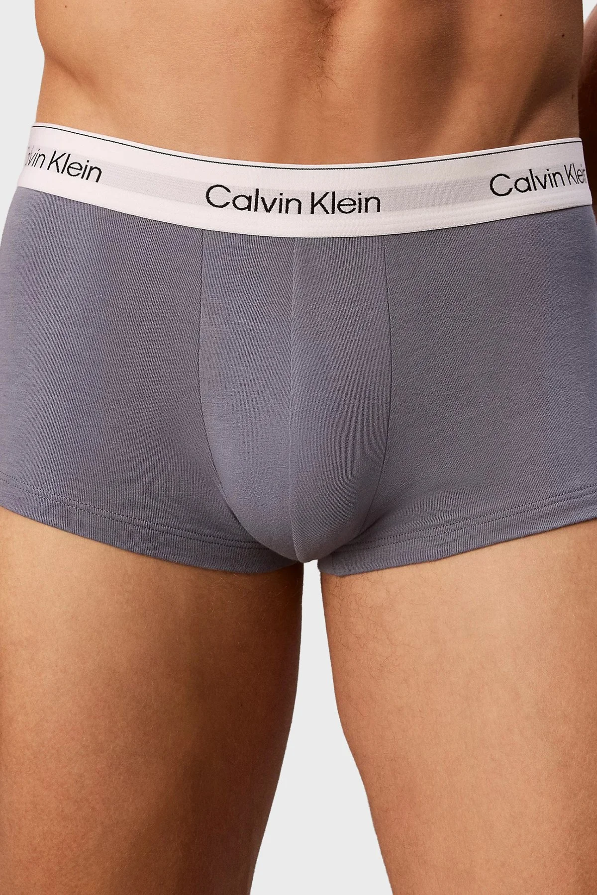 Calvin Klein Erkek Boxer LV00NB4847 X2V Mavi-beyaz-petrol - 4