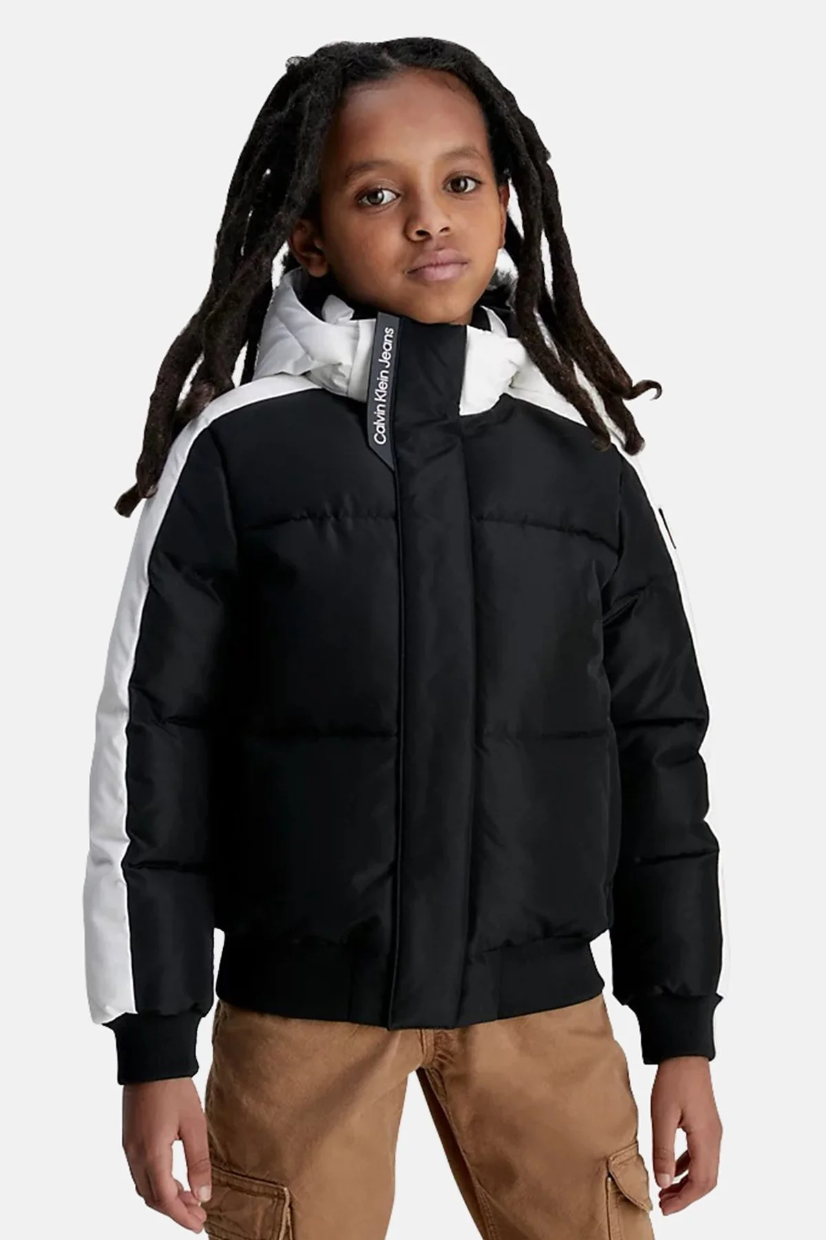 Calvin Klein Çocuk Mont IB0IB01722 BEH SİYAH - 1