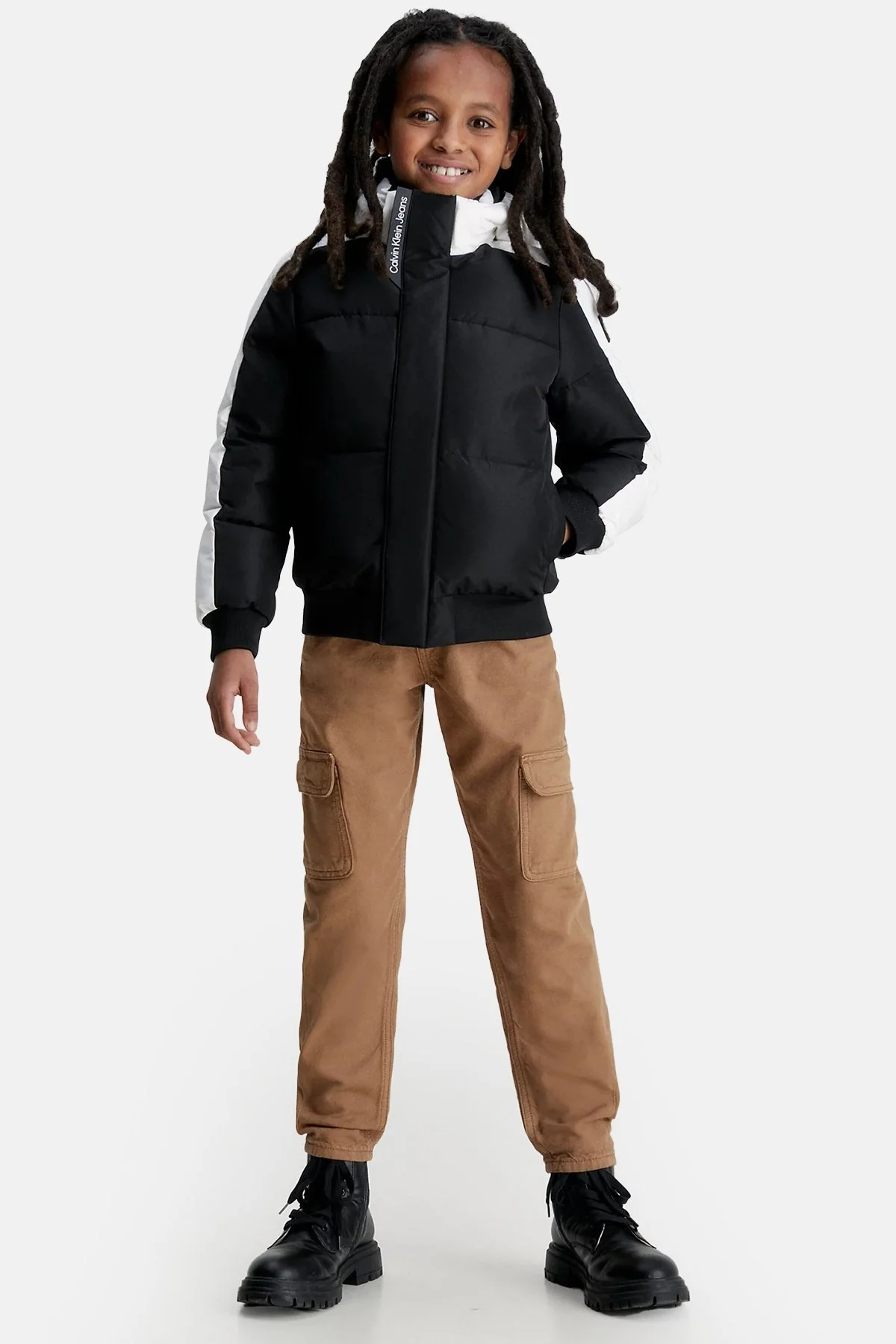 Calvin Klein Çocuk Mont IB0IB01722 BEH SİYAH - 3
