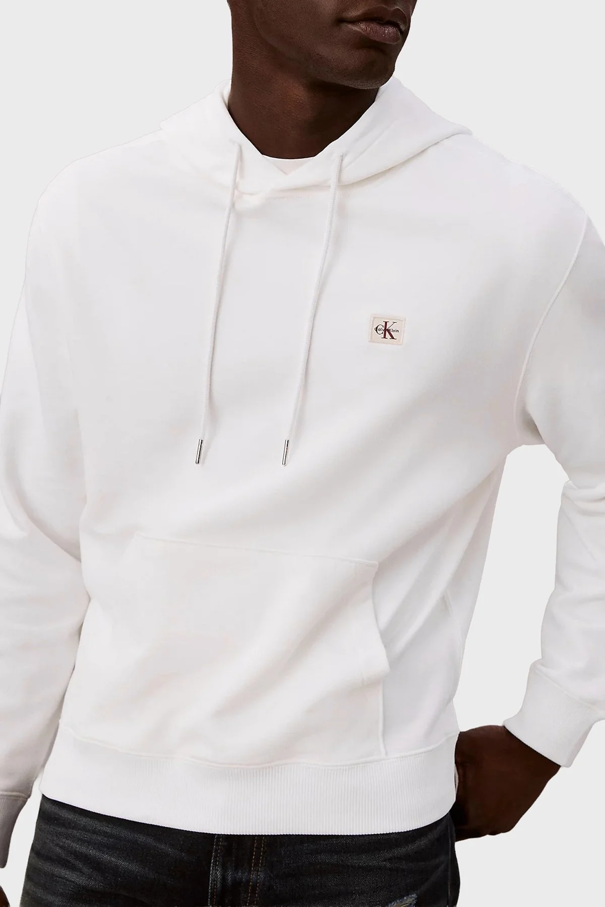 Calvin Klein Erkek Sweat LV04RG269G YAF Beyaz - 3