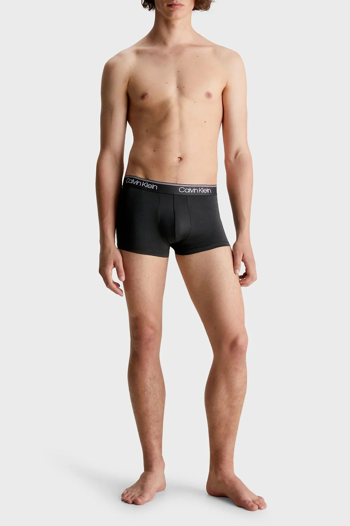 Calvin Klein Esnek 3 Pack 000NB2569AGF0 Erkek Boxer 000NB2569A GF0 SİYAH - 4