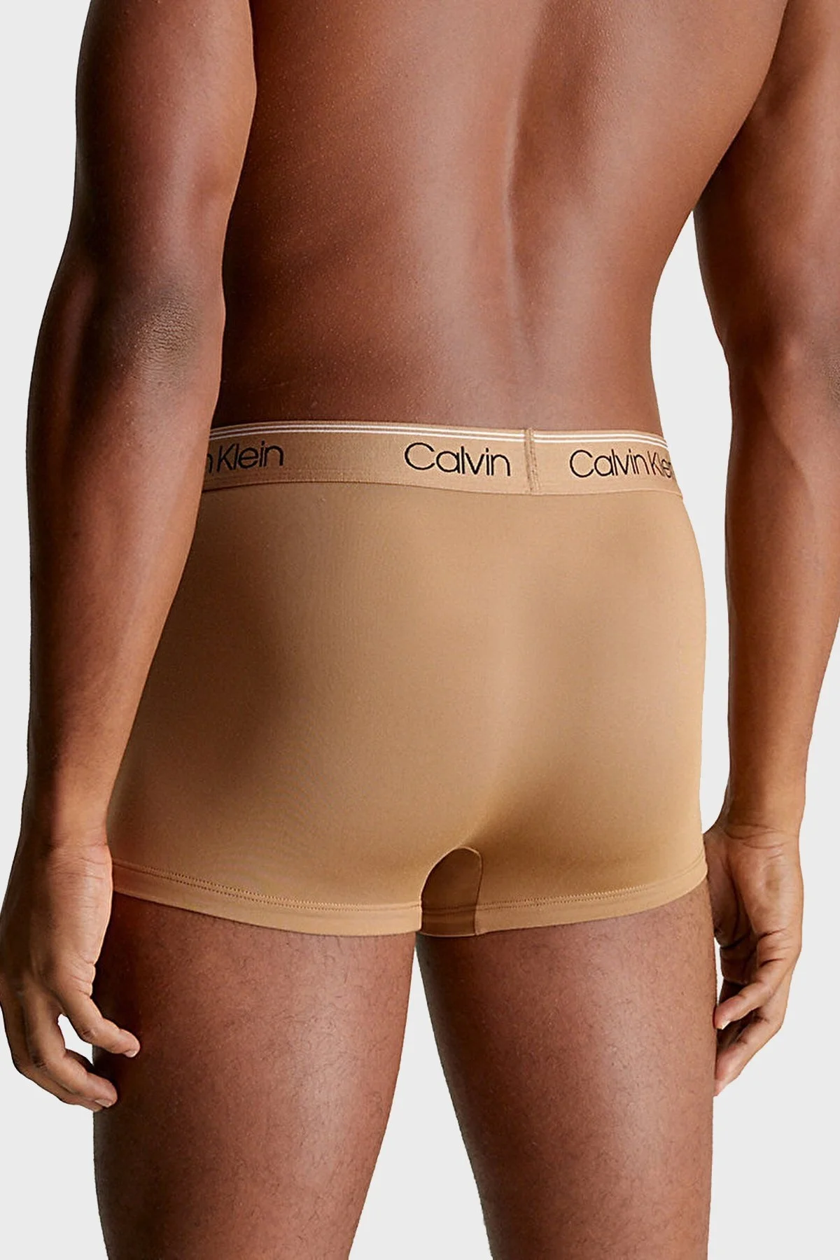 Calvin Klein Esnek 3 Pack 000NB2569AKM1 Erkek Boxer 000NB2569A KM1 Siyah-Lacivert-Camel - 3