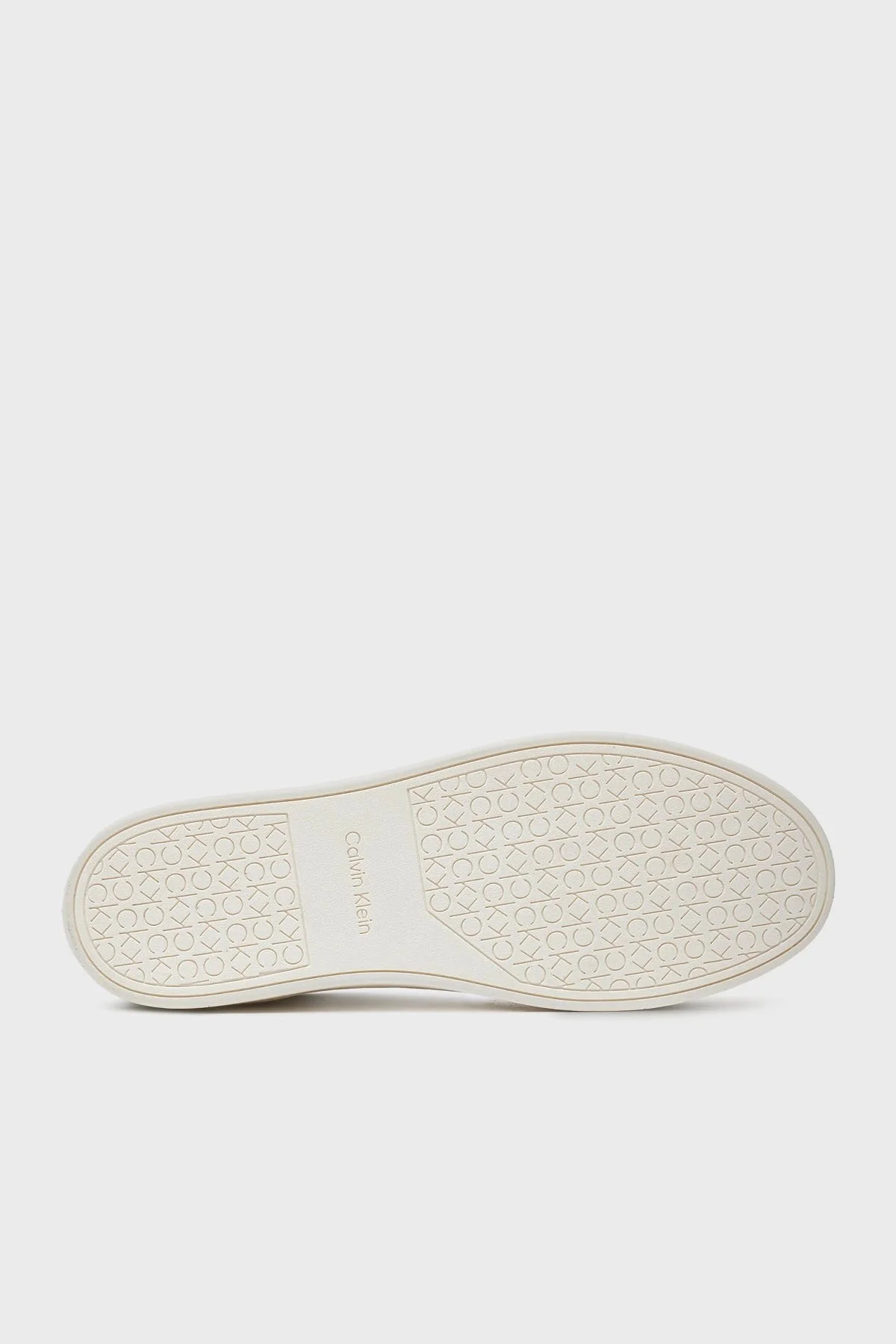 Calvin Klein Fermuar Detaylı Deri Sneaker HM0HM014960LB Erkek Ayakkabı HM0HM01496 0LB BEYAZ - 4