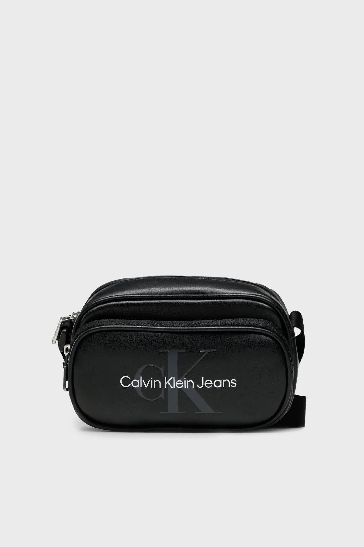 Calvin Klein Fermuarlı Ayarlanabilir Çapraz Askılı Erkek Çanta K50K510107 BDS SİYAH - 1