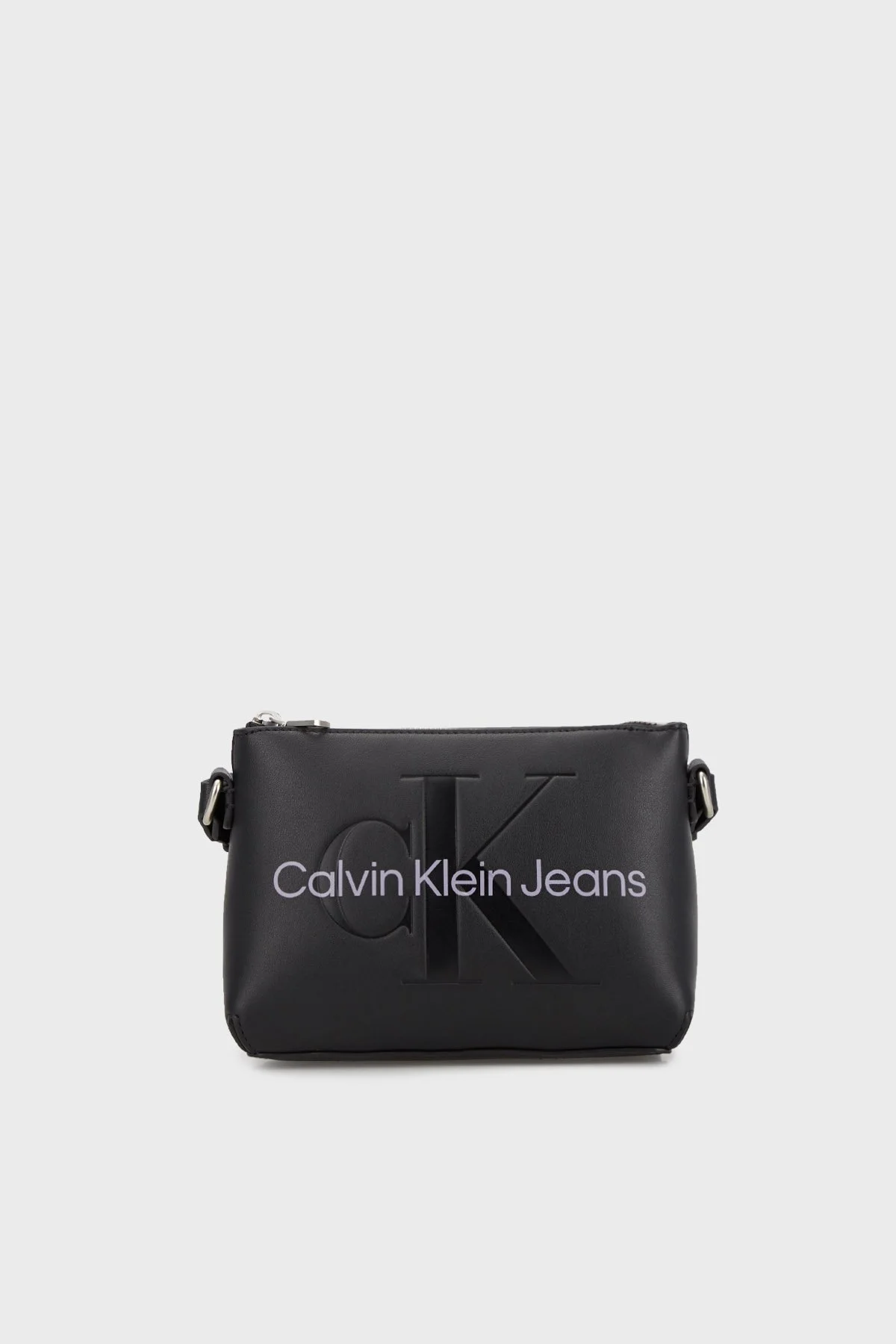 Calvin Klein Fermuarlı Ayarlanabilir Çapraz Askılı K60K6106810GJ Bayan Çanta K60K610681 0GJ SİYAH - 1