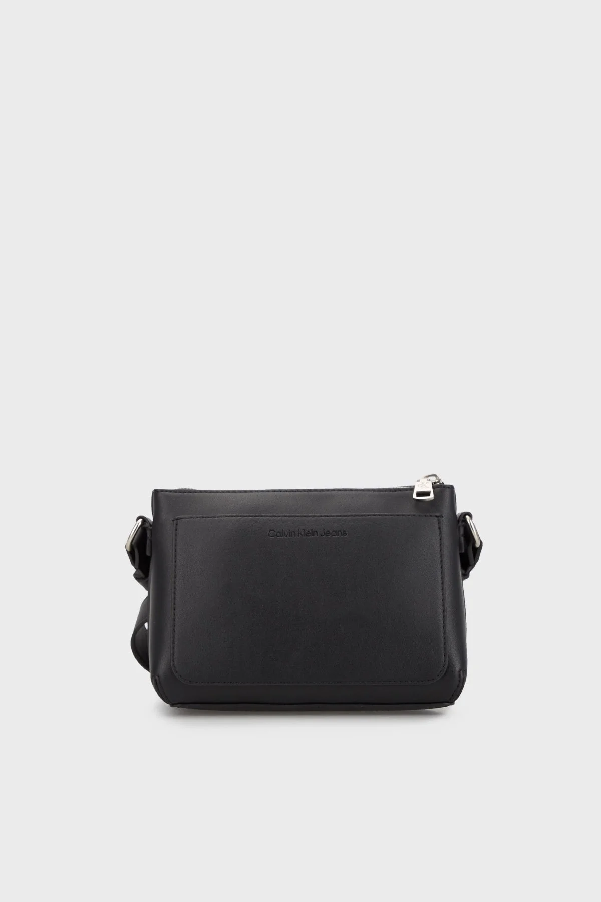 Calvin Klein Fermuarlı Ayarlanabilir Çapraz Askılı K60K6106810GJ Bayan Çanta K60K610681 0GJ SİYAH - 3