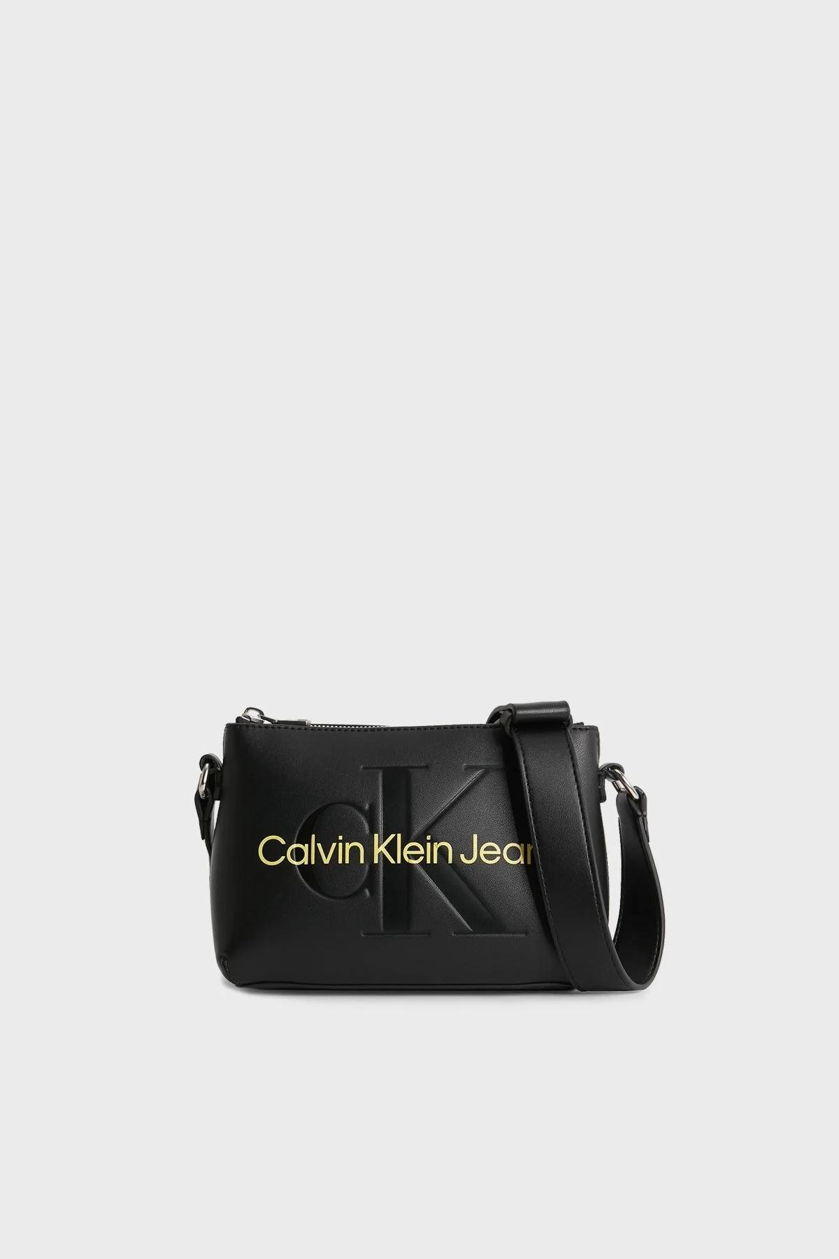 Calvin Klein Fermuarlı Ayarlanabilir Çapraz Askılı K60K6106810GN Bayan Çanta K60K610681 0GN SİYAH - 1