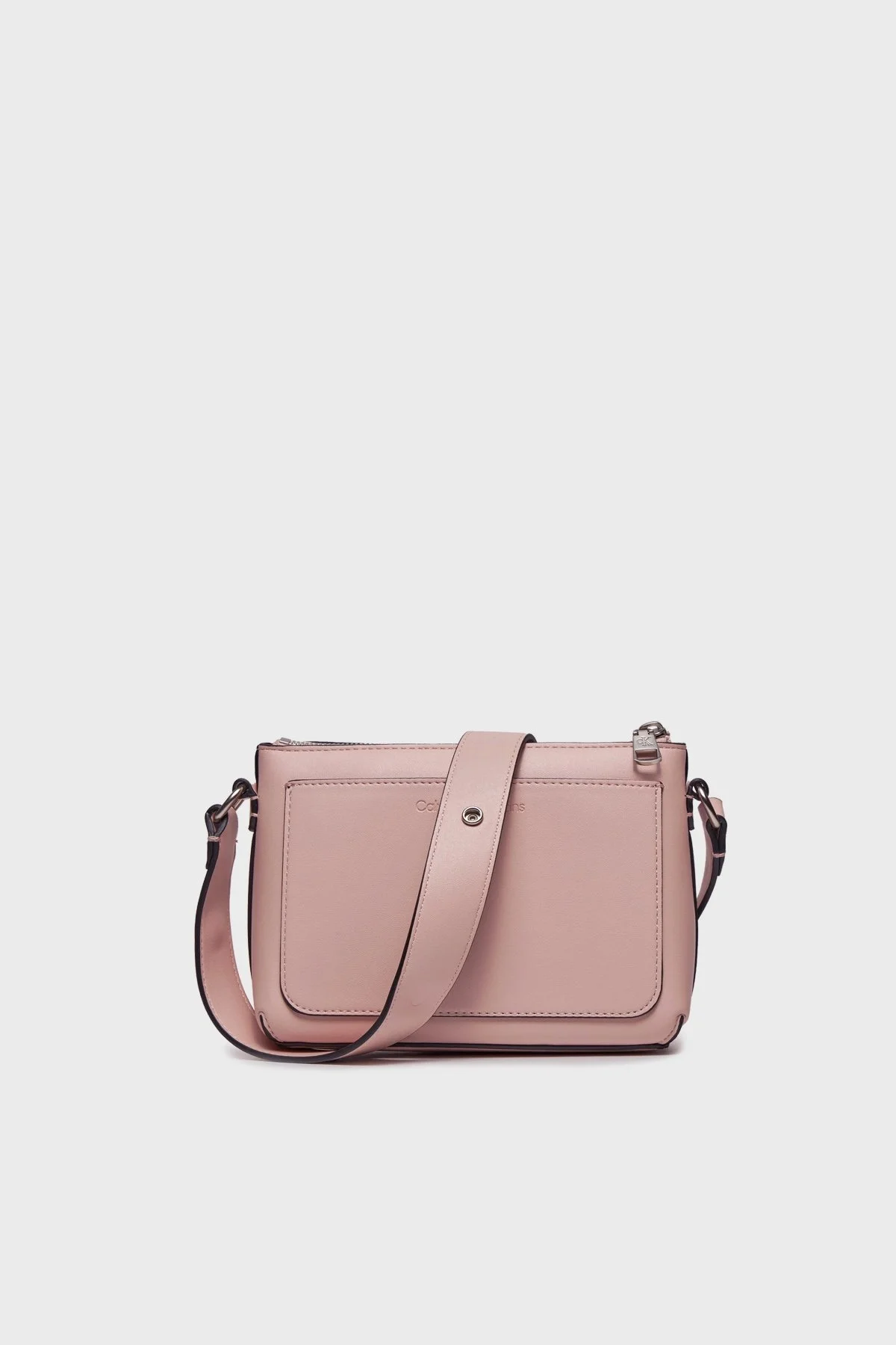 Calvin Klein Fermuarlı Ayarlanabilir Çapraz Askılı K60K610681TFT Bayan Çanta K60K610681 TFT PUDRA - 4