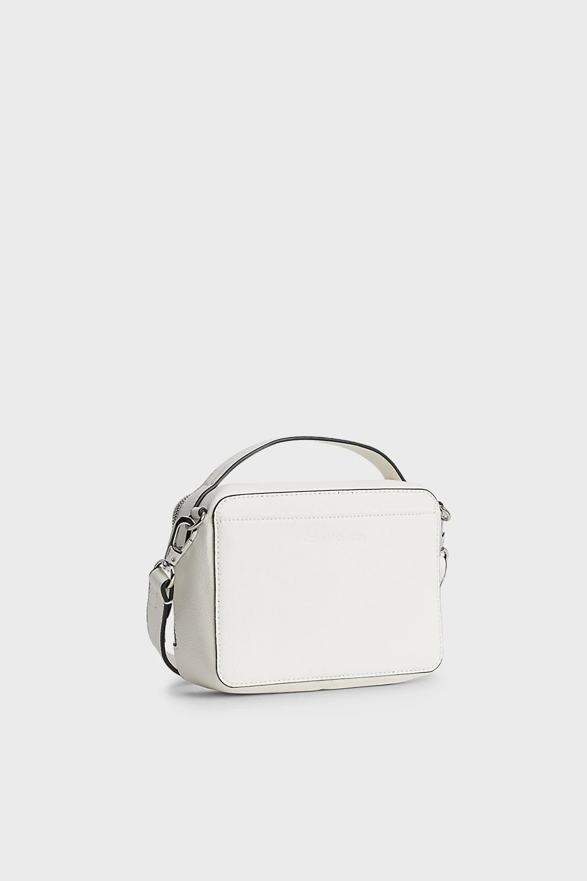 Calvin Klein Fermuarlı Ayarlanabilir Çapraz Askılı K60K610683YAF Bayan Çanta K60K610683 YAF BEYAZ - 3