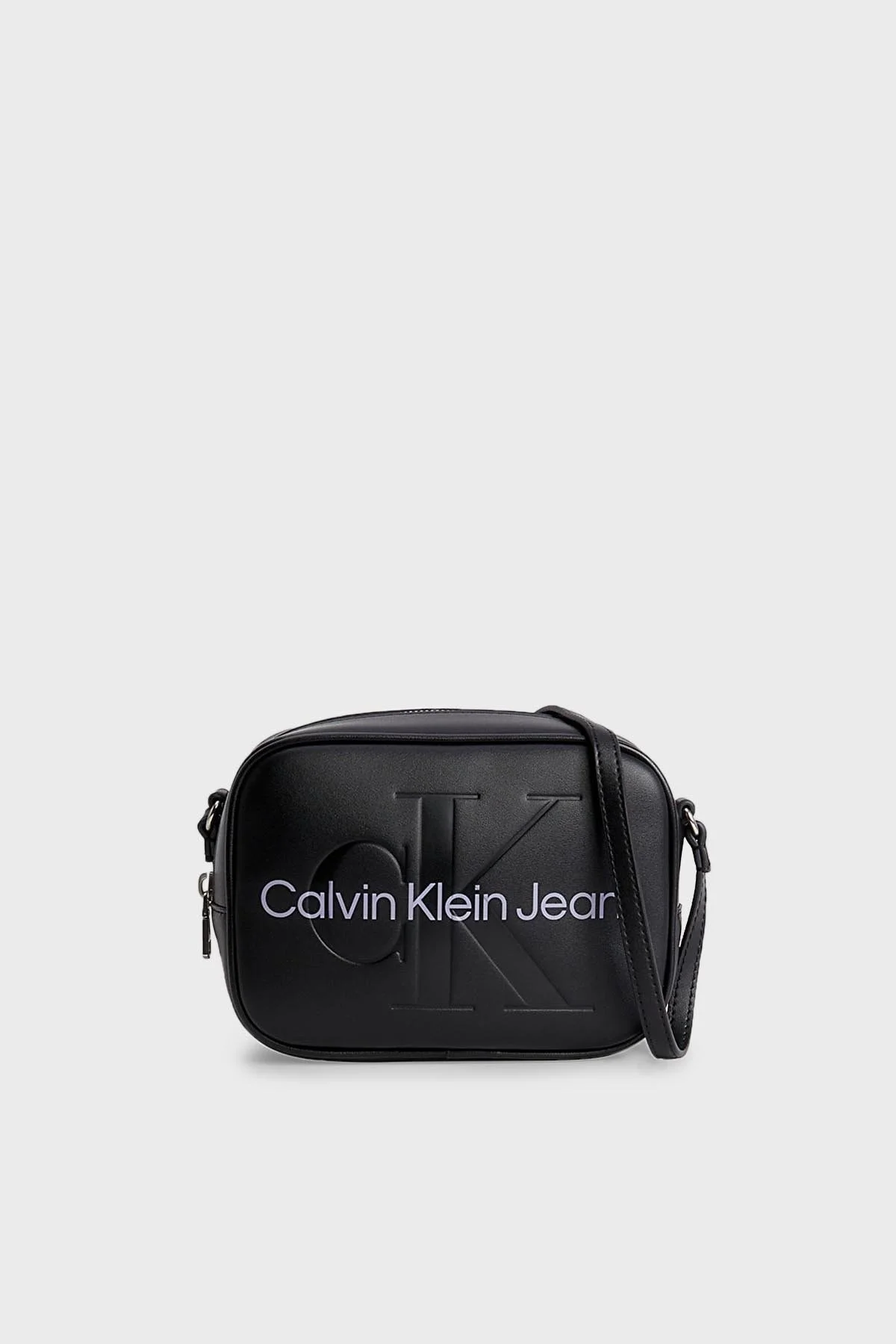 Calvin Klein Fermuarlı Ayarlanabilir Omuz Askılı K60K6102750GJ Bayan Çanta K60K610275 0GJ SİYAH - 1