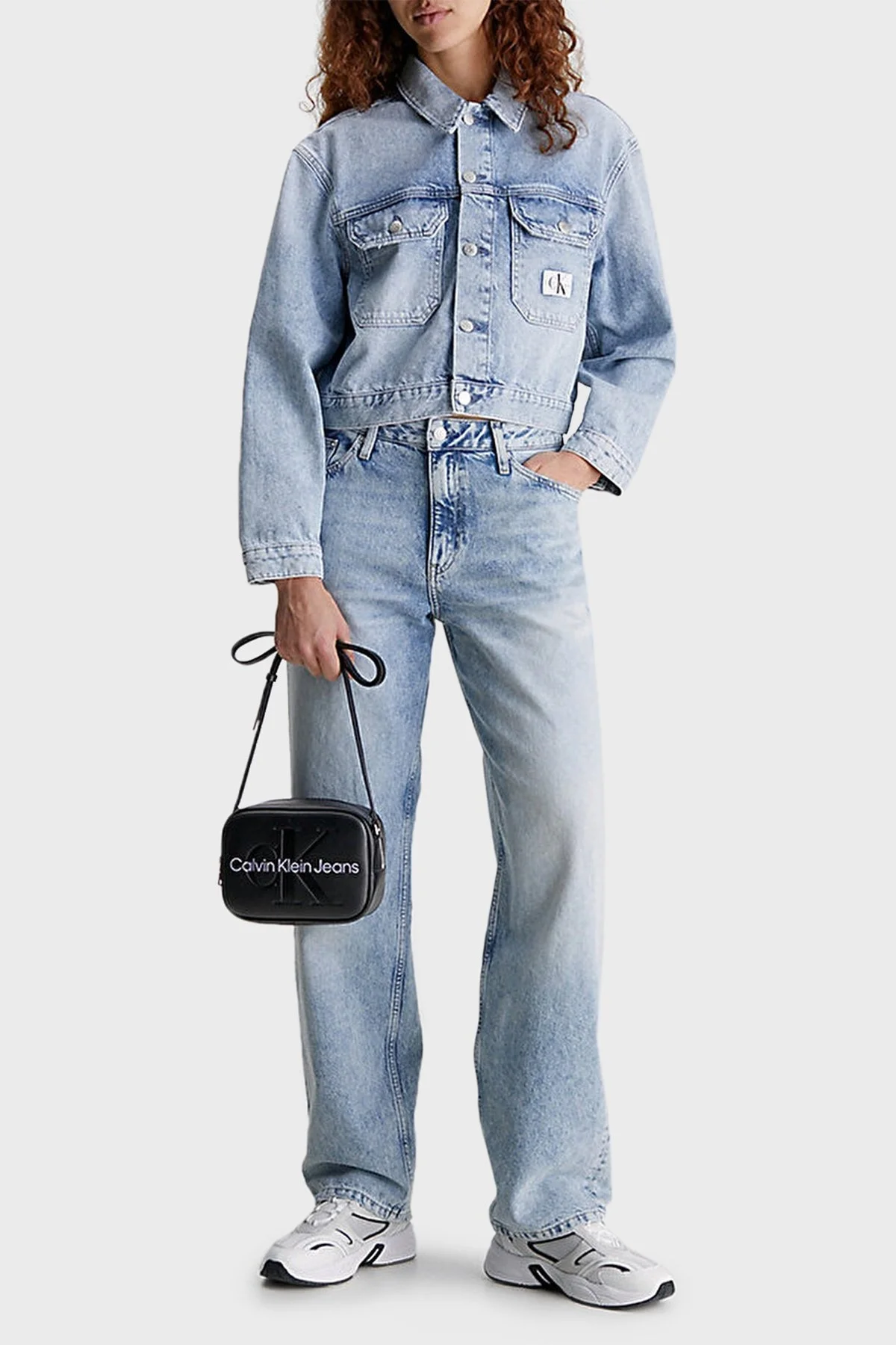 Calvin Klein Fermuarlı Ayarlanabilir Omuz Askılı K60K6102750GJ Bayan Çanta K60K610275 0GJ SİYAH - 3