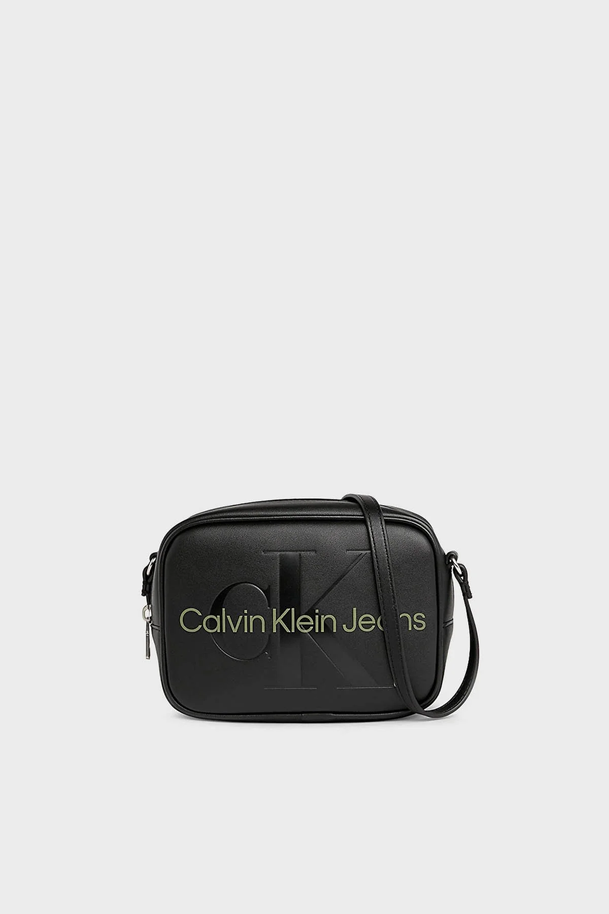 Calvin Klein Fermuarlı Ayarlanabilir Omuz Askılı K60K6102750GX Bayan Çanta K60K610275 0GX SİYAH - 1
