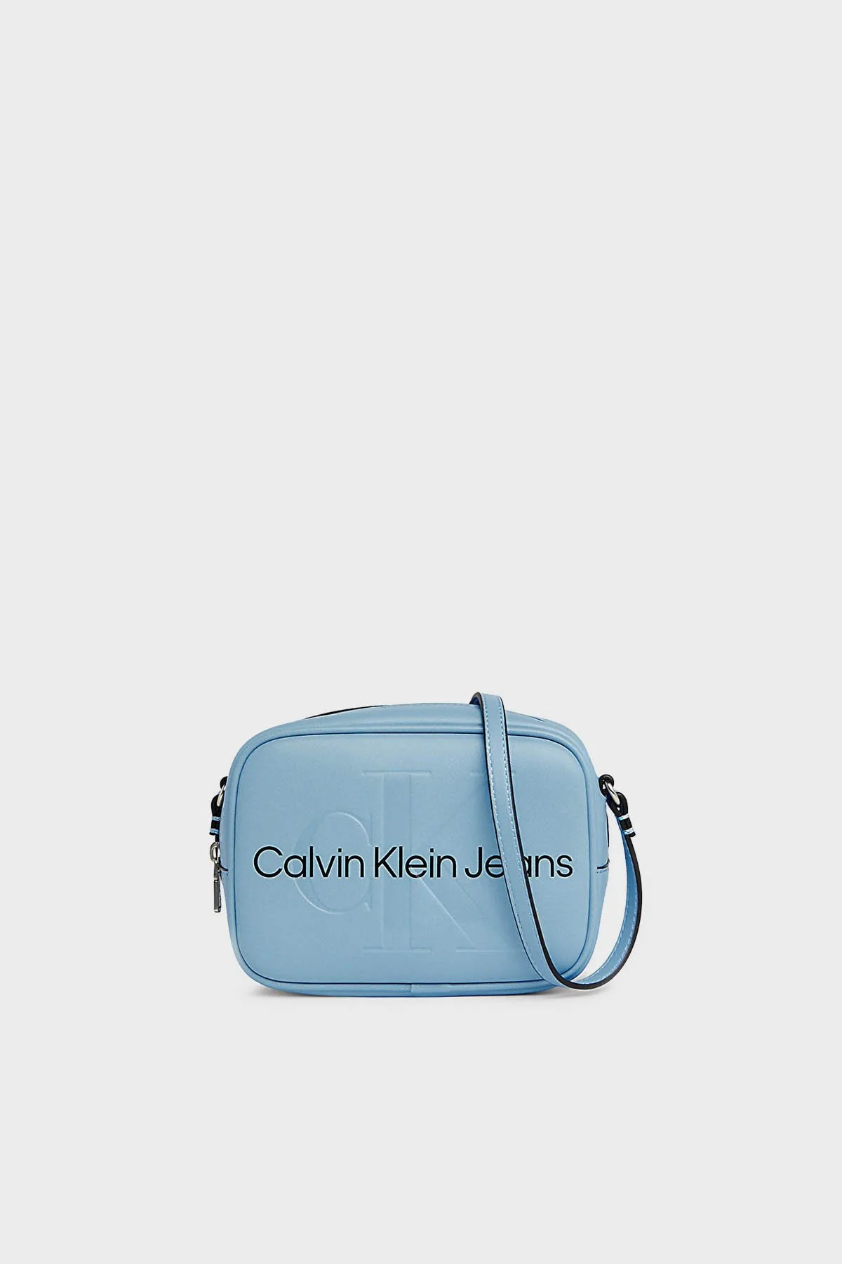 Calvin Klein Fermuarlı Ayarlanabilir Omuz Askılı K60K610275CEZ Bayan Çanta K60K610275 CEZ MAVİ - 1