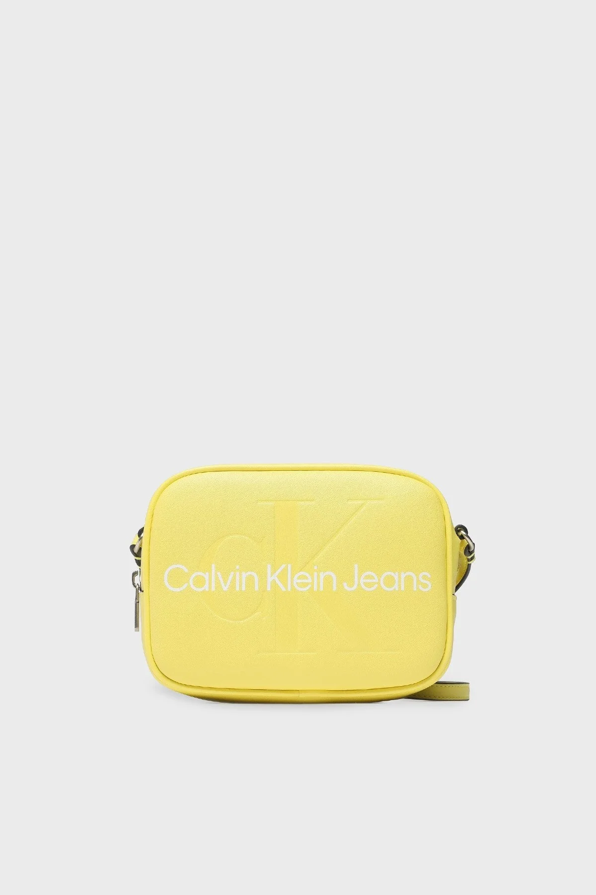 Calvin Klein Fermuarlı Ayarlanabilir Omuz Askılı K60K610275LAE Bayan Çanta K60K610275 LAE SARI - 1