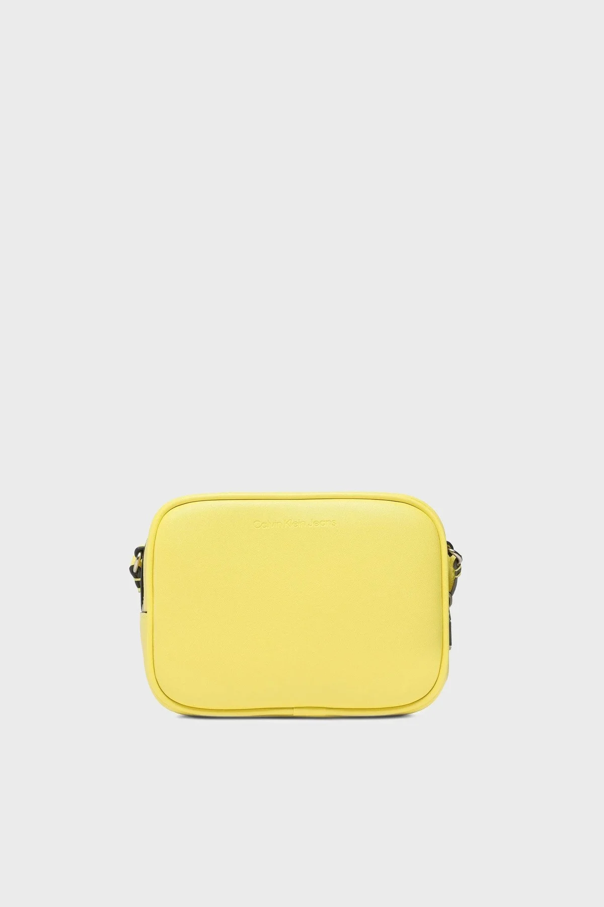 Calvin Klein Fermuarlı Ayarlanabilir Omuz Askılı K60K610275LAE Bayan Çanta K60K610275 LAE SARI - 4