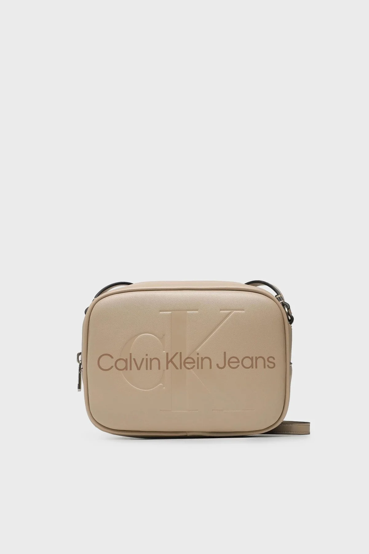 Calvin Klein Fermuarlı Ayarlanabilir Omuz Askılı K60K610275PBC Bayan Çanta K60K610275 PBC SÜTLÜ KAHVE - 1