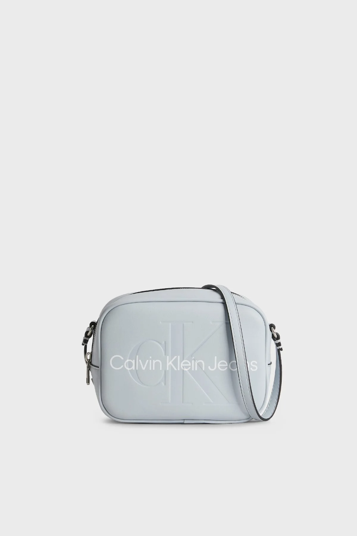 Calvin Klein Fermuarlı Ayarlanabilir Omuz Askılı K60K610275PNZ Bayan Çanta K60K610275 PNZ AÇIK MAVİ - 1