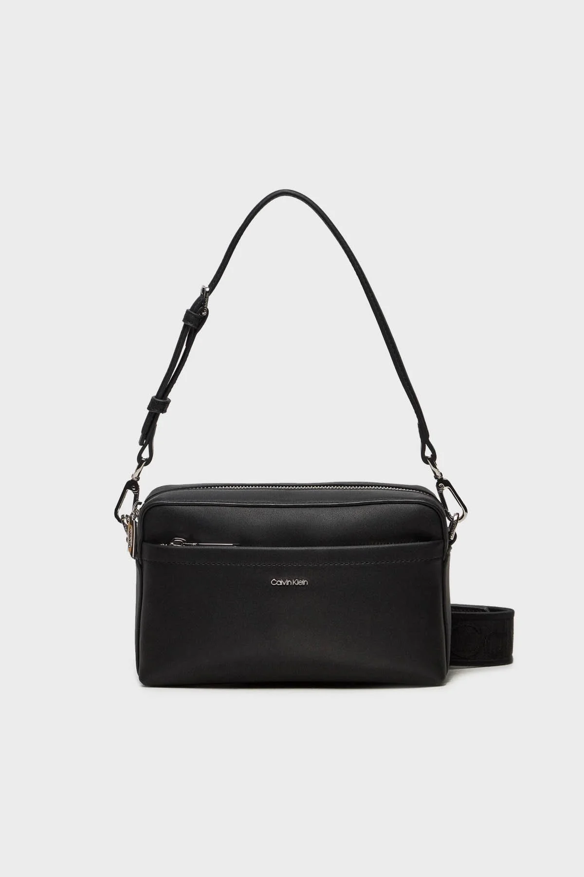 Calvin Klein Fermuarlı Çıkarılabilir Çift Askılı K60K612901BEH Bayan Çanta K60K612901 BEH SİYAH - 1